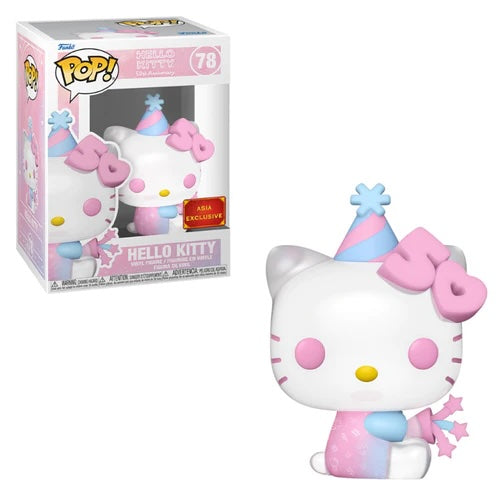 Hello Kitty 50th Anniversary Pop! Vinyl Figure Hello Kitty with Stars (Asia Exclusive) [78] - Fugitive Toys