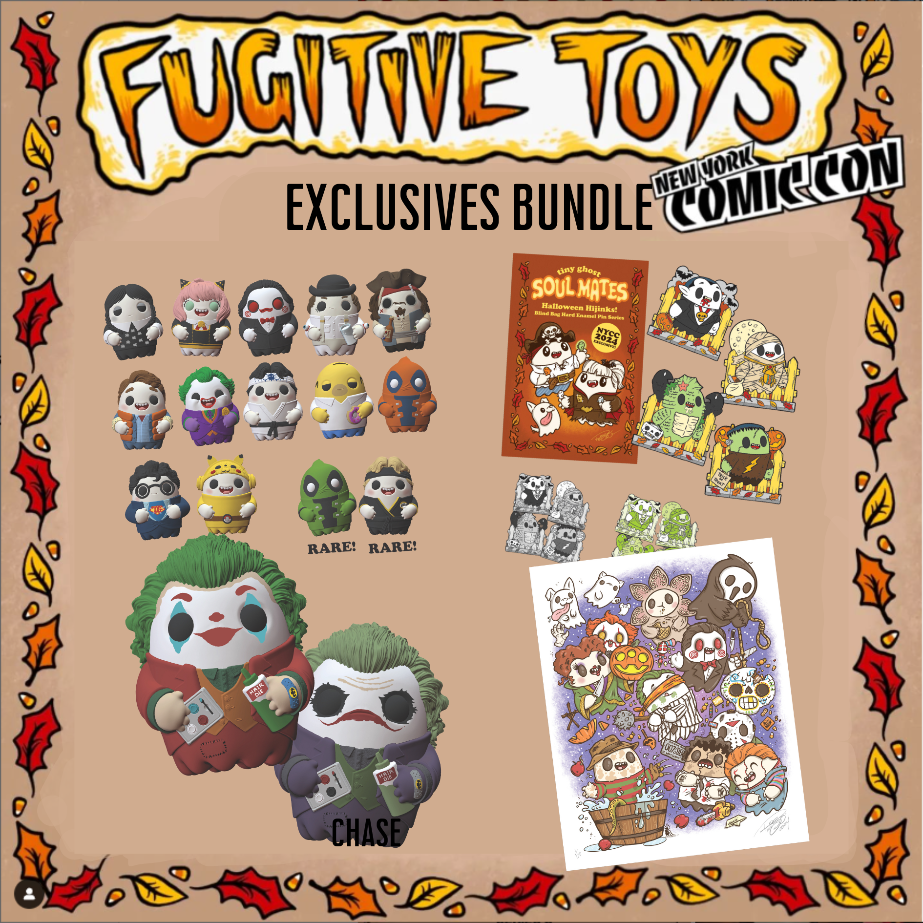 2024 Fugitive Toys NYCC Bundle (5 Items) - Fugitive Toys