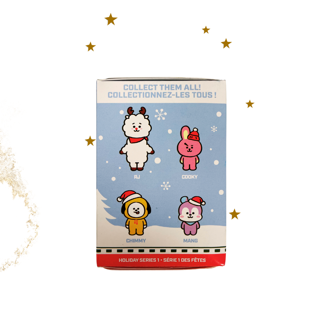 BT21 Merry and Bright Plush Keychain (Holiday Series 1): (1 Blind Box) - Fugitive Toys