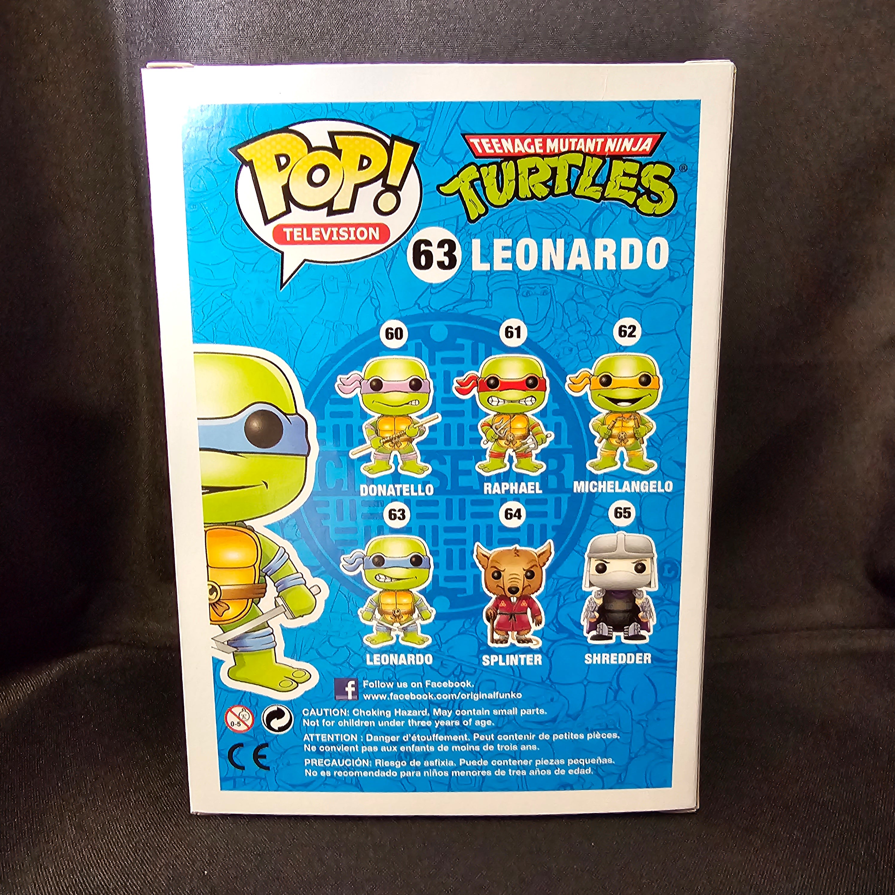 Teenage Mutant Ninja Turtles Pop! Vinyl Figure Leonardo [63] - Fugitive Toys