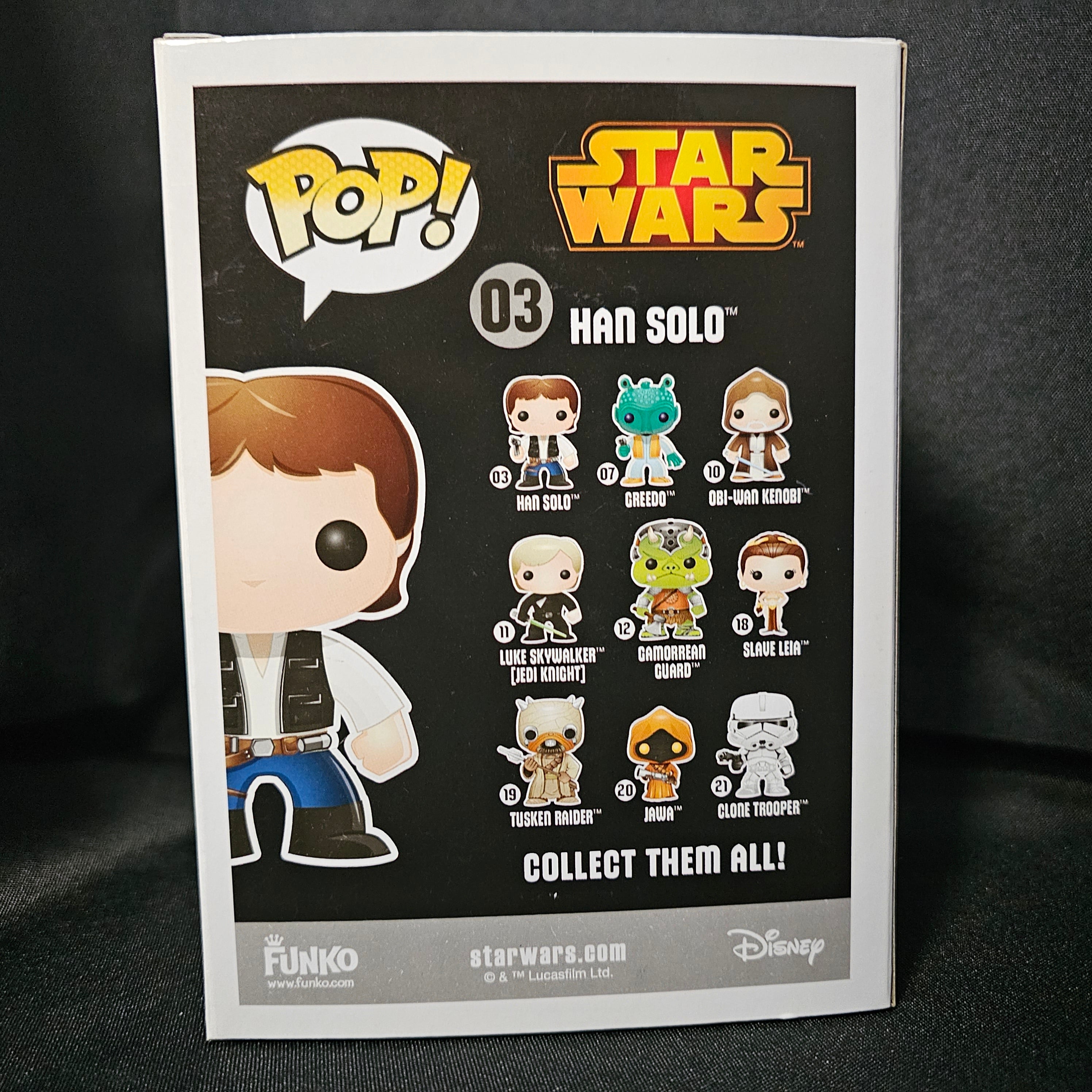 Star Wars Pop! Vinyl Bobblehead Han Solo [Re-Release] [03] - Fugitive Toys