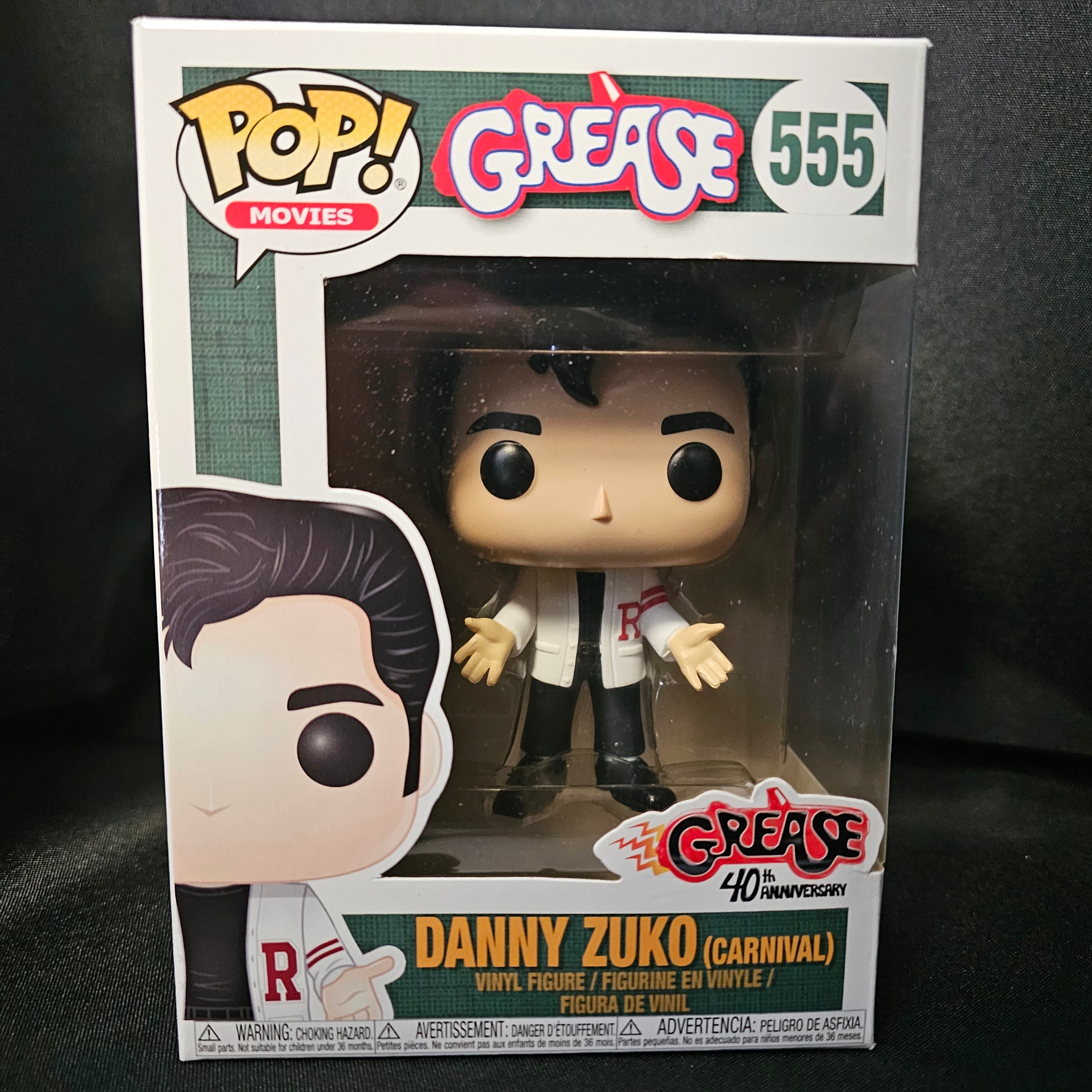 Grease Pop! Vinyl Figure Danny Zuko Carnival [555] - Fugitive Toys