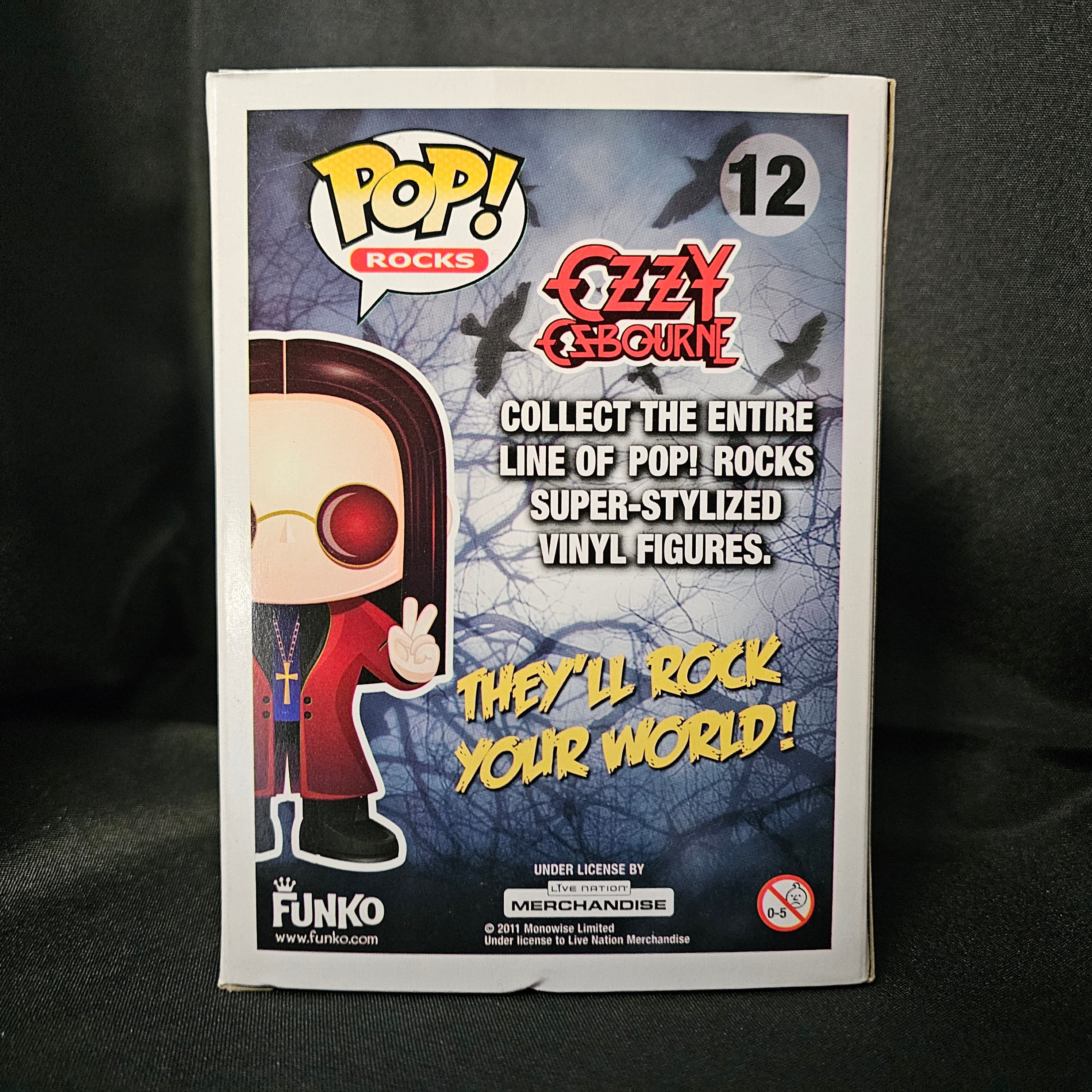 Rocks Pop! Vinyl Figure Ozzy Osbourne [12] - Fugitive Toys