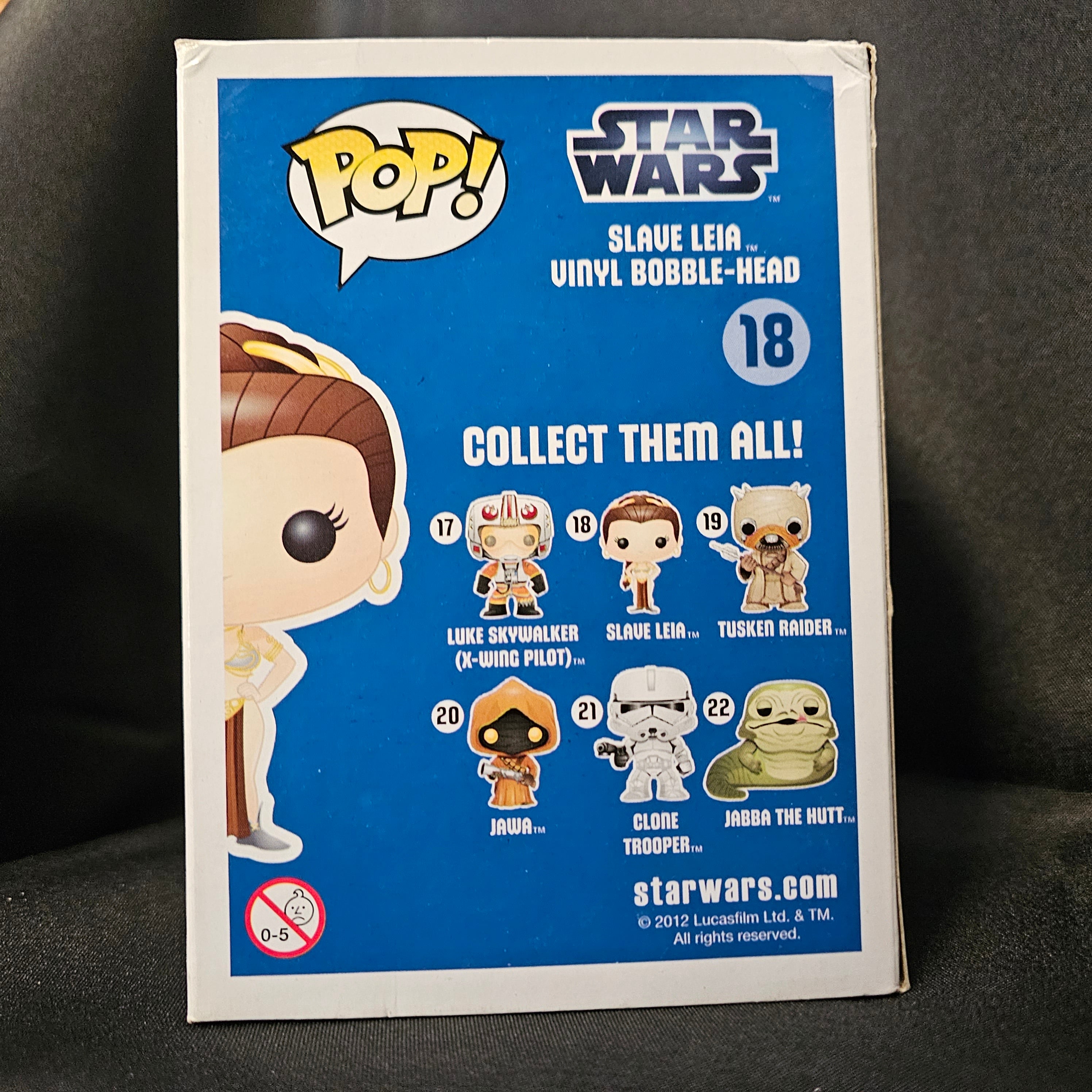 Star Wars Pop! Vinyl Bobblehead Slave Leia [18] - Fugitive Toys