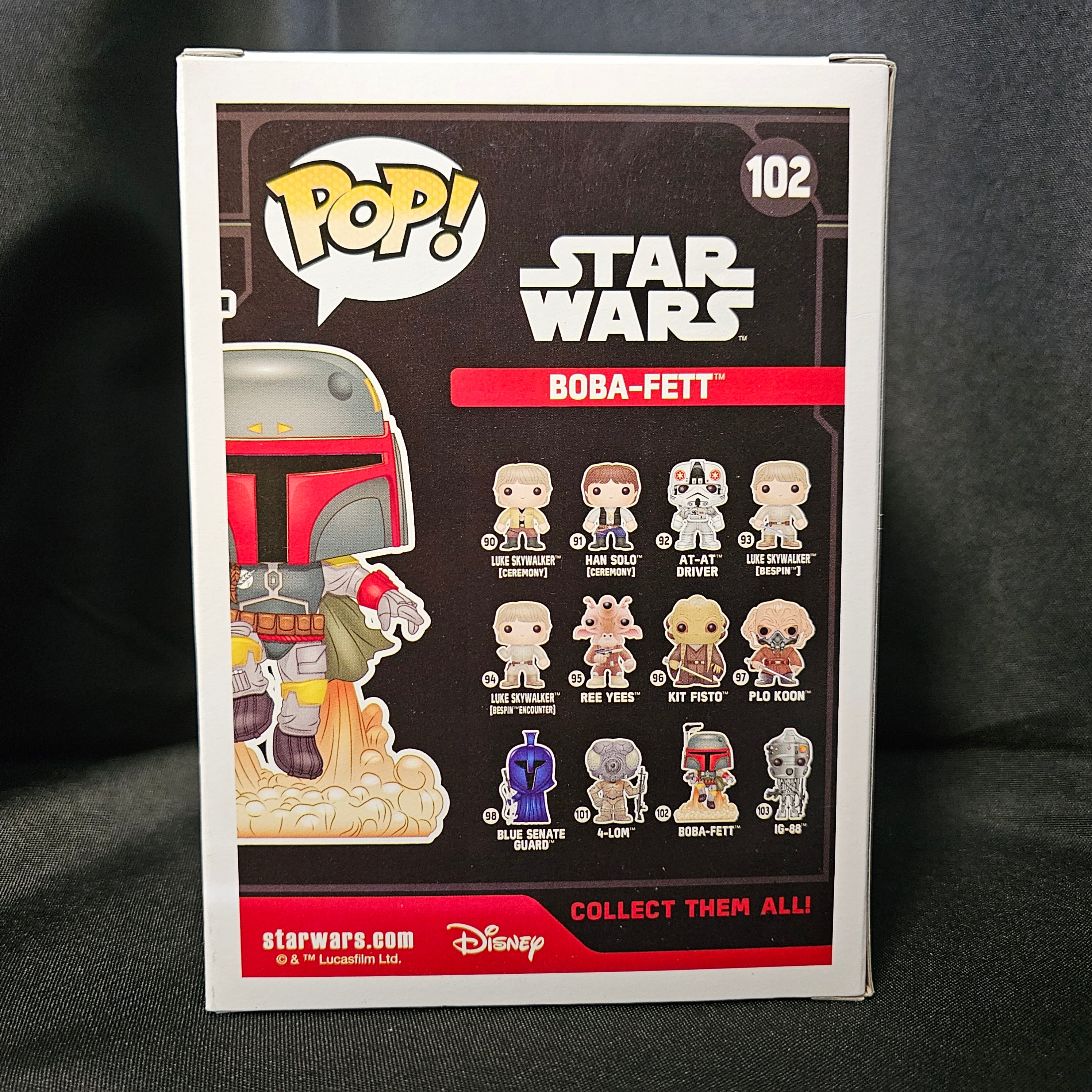 Star Wars Pop! Vinyl Figure Boba Fett [Action Pose] [Smuggler's Bounty] [102] - Fugitive Toys