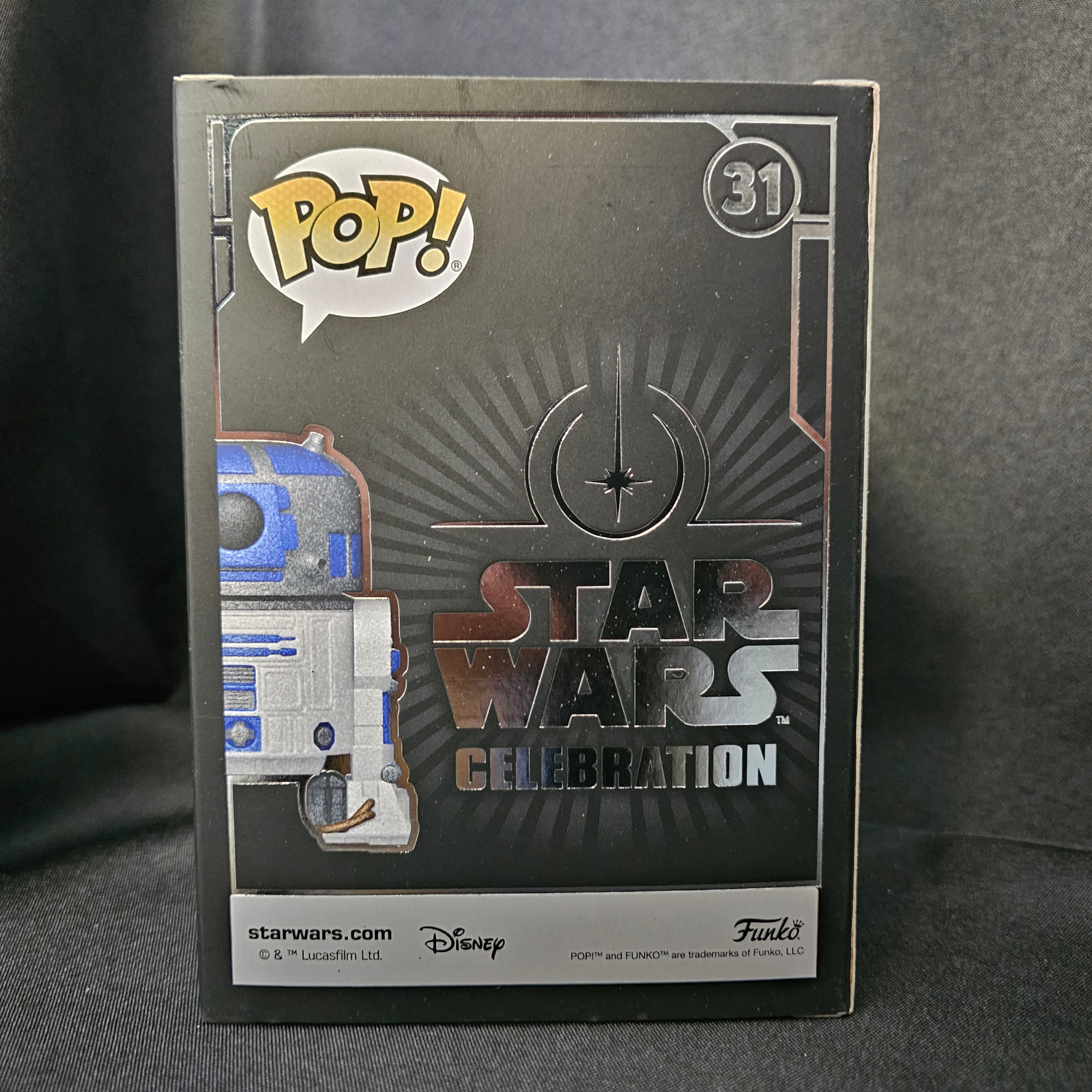 Star Wars Pop! Vinyl Figure R2-D2 [Diamond] [Galactic Convention 2022] [31] - Fugitive Toys