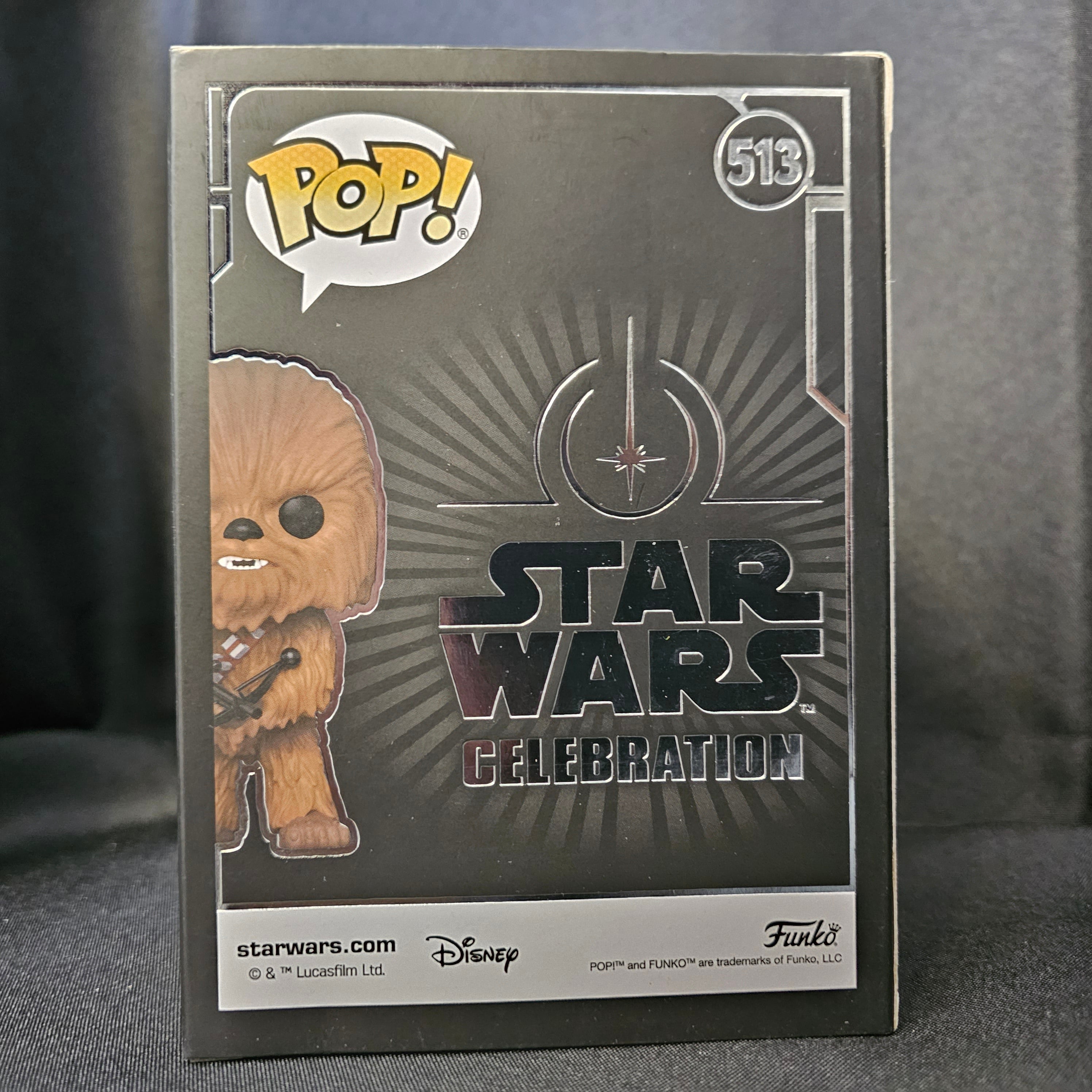 Star Wars Pop! Vinyl Figure Chewbacca [Episode IV: A New Hope] [Star Wars Celebration 2022] [513] - Fugitive Toys