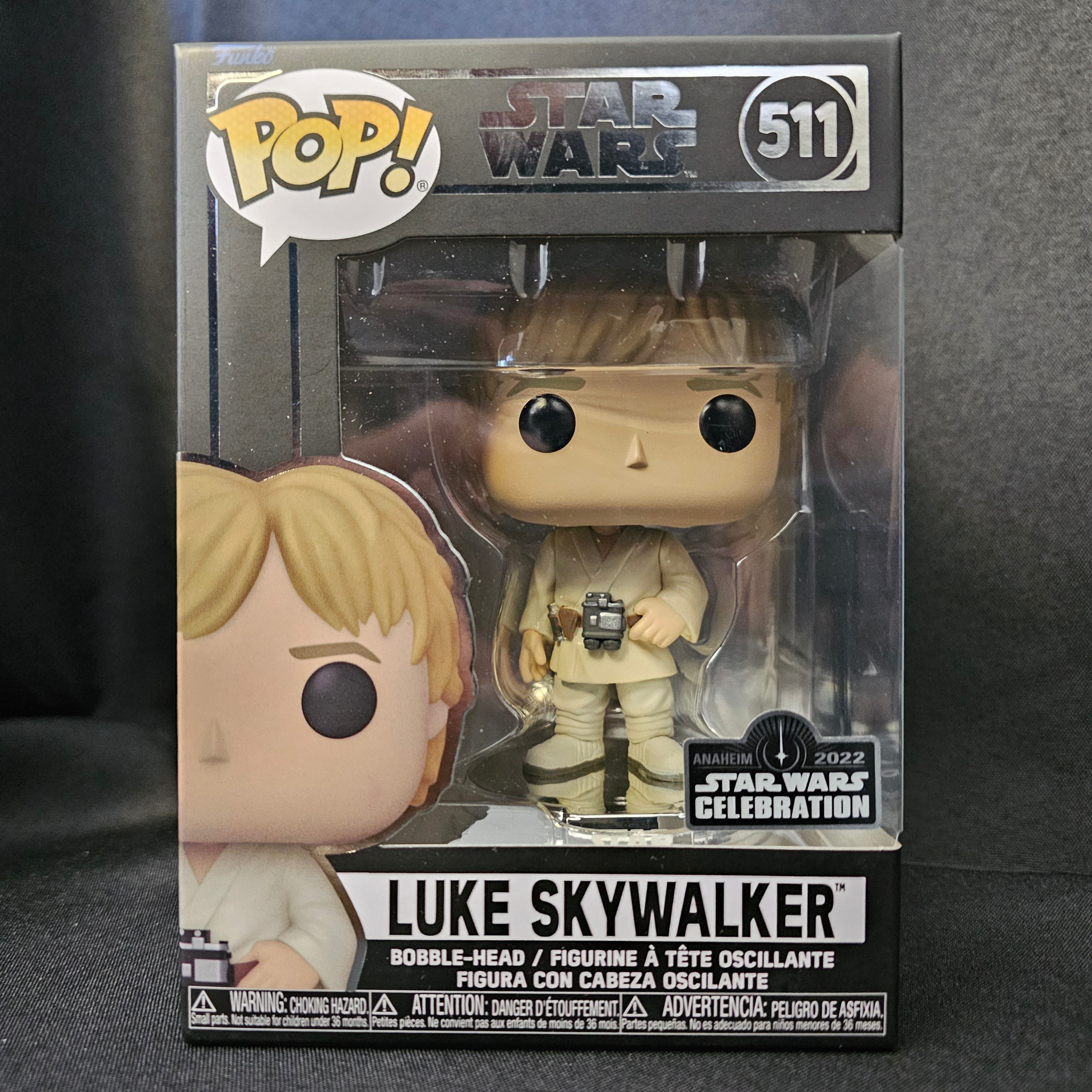 Star Wars Pop! Vinyl Figure Luke Skywalker [Episode IV: A New Hope] [Star Wars Celebration 2022] [511] - Fugitive Toys