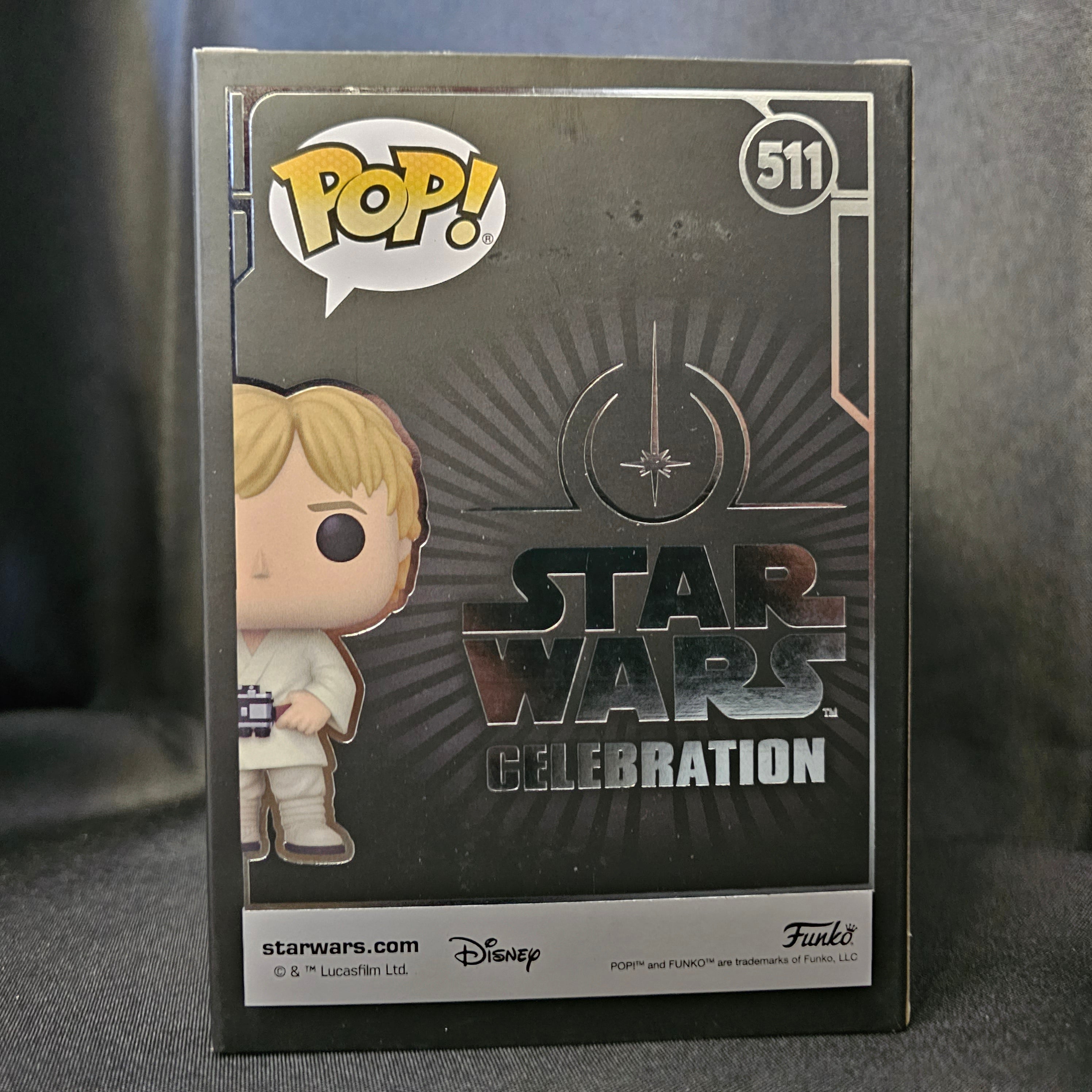 Star Wars Pop! Vinyl Figure Luke Skywalker [Episode IV: A New Hope] [Star Wars Celebration 2022] [511] - Fugitive Toys