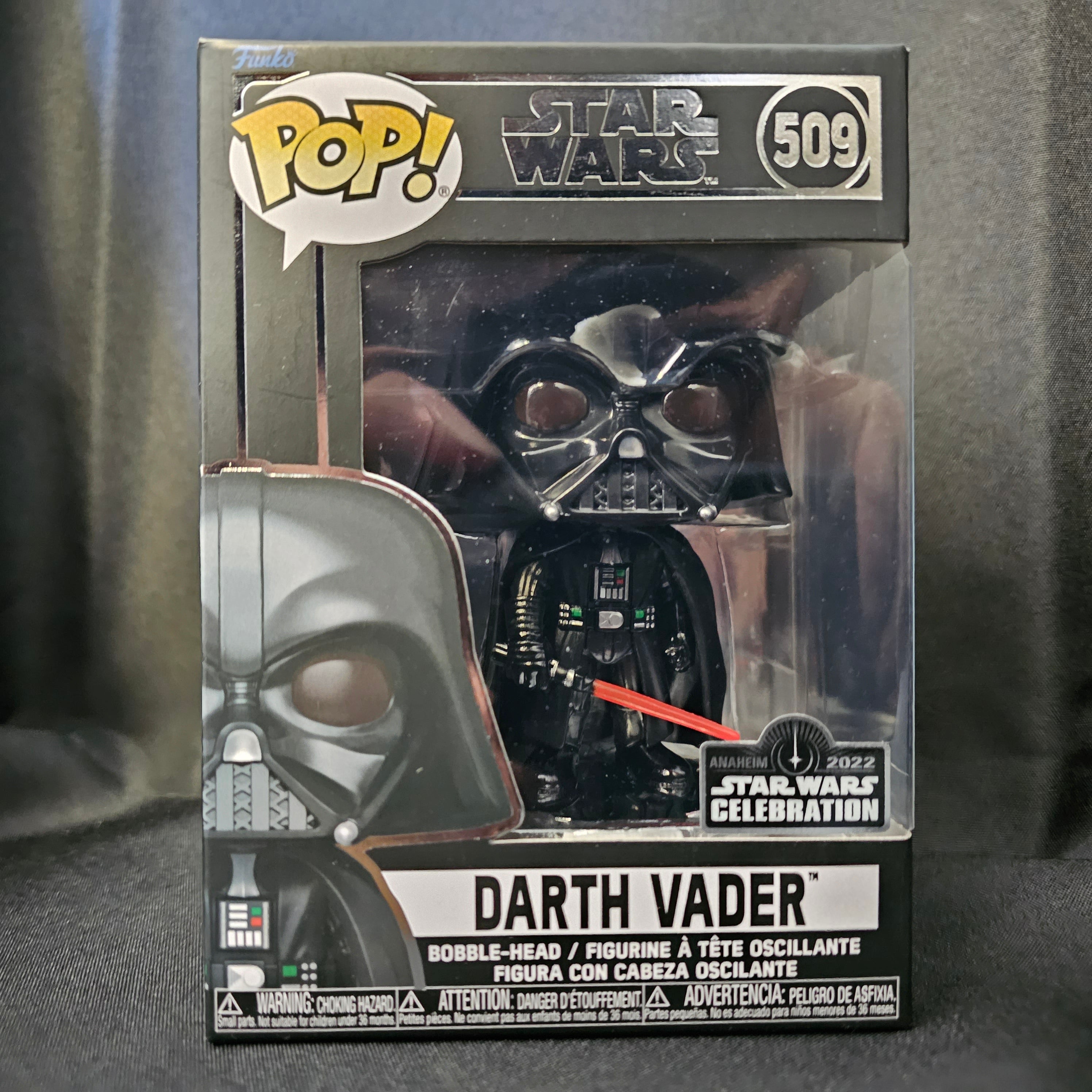 Star Wars Pop! Vinyl Figure Darth Vader [Episode IV: A New Hope] [Star Wars Celebration 2022] [509] - Fugitive Toys