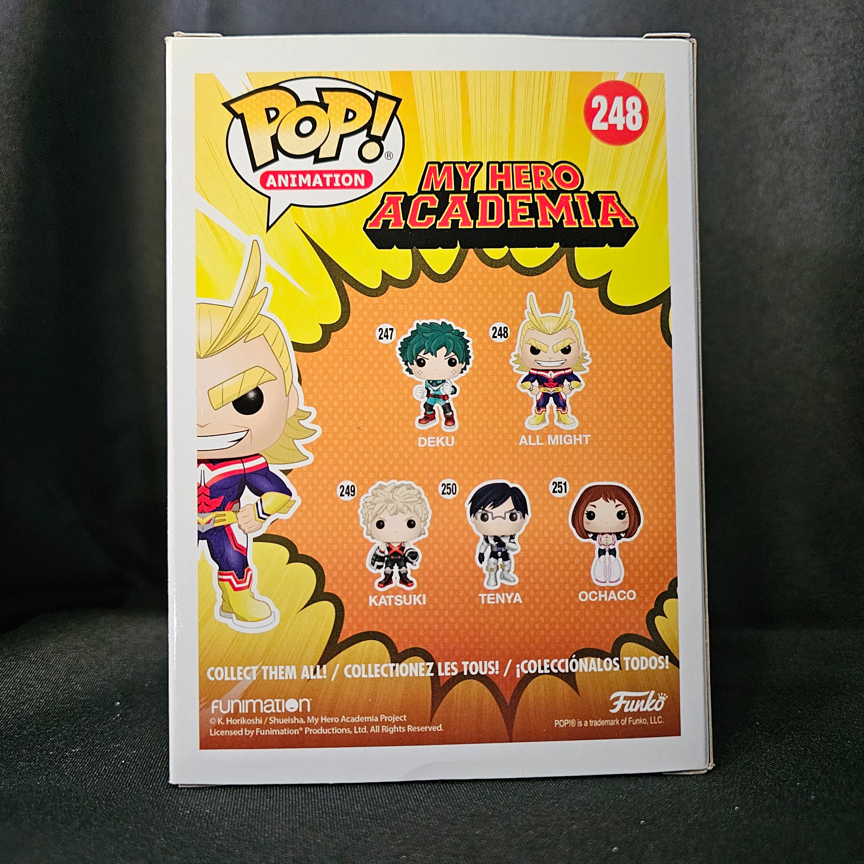 My Hero Academia Pop! Vinyl Figure All Might [GITD] [Exclusive] [248] - Fugitive Toys