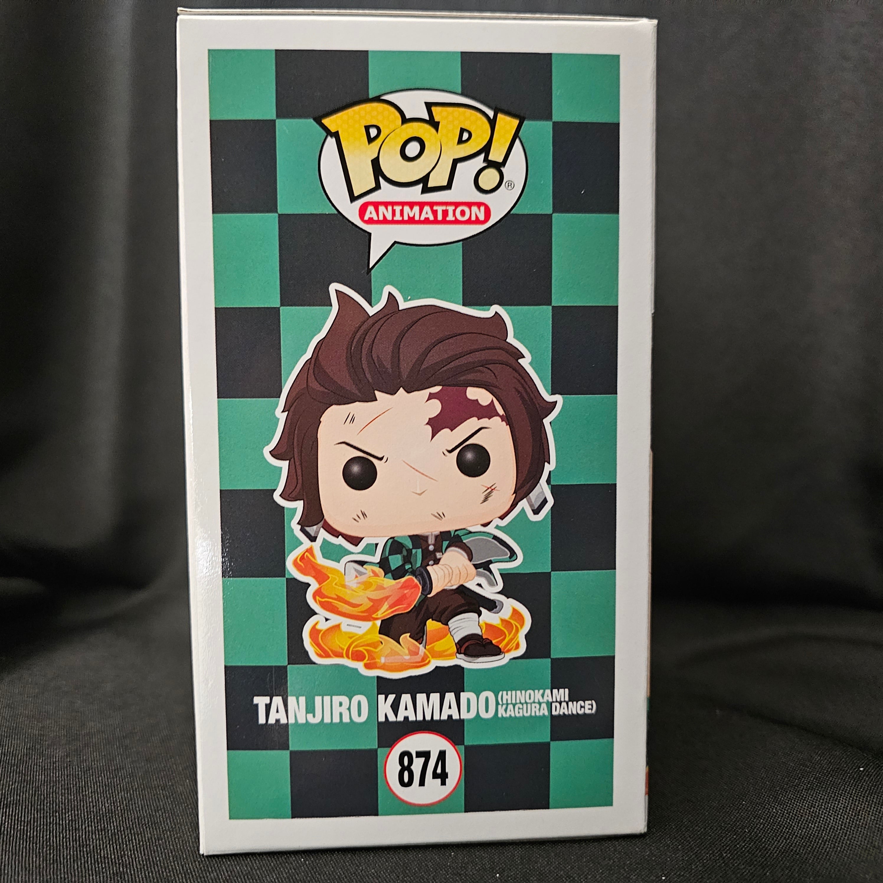 Demon Slayer Pop! Vinyl Figure Tanjiro Kamado [Hinokami Kagura Dance] [GITD Chase] [Galactic Toys] [874] - Fugitive Toys