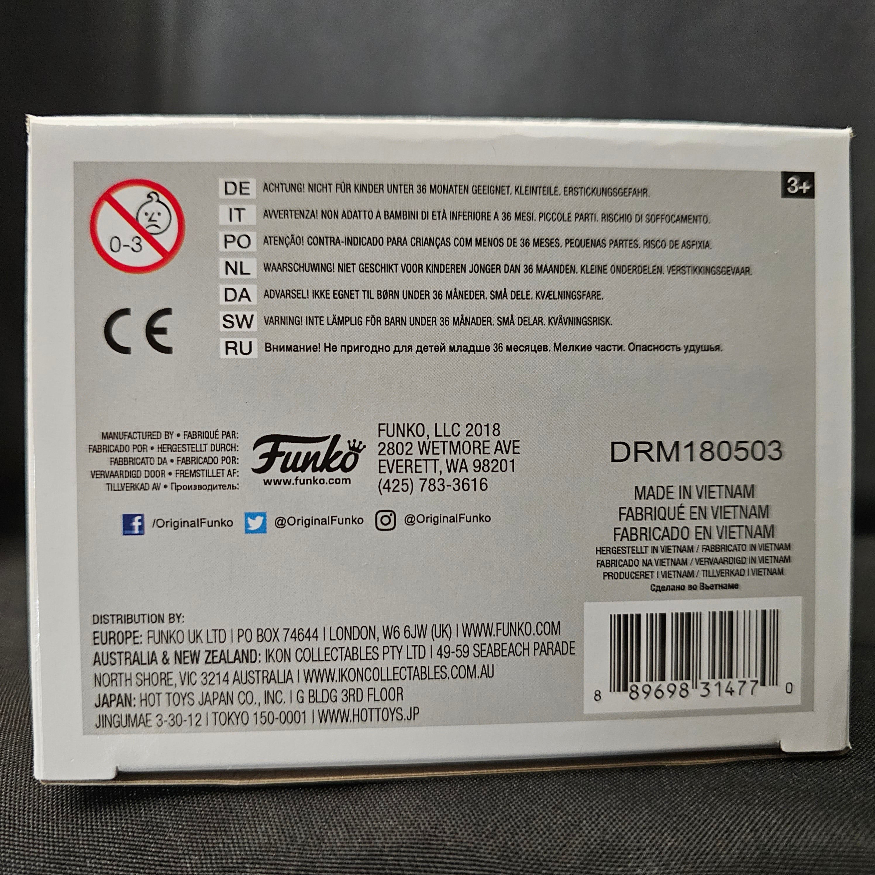 Dragon Ball Super Pop! Vinyl Figure Metallic Whis [Signed] [SDCC 2018 Exclusive] [317] - Fugitive Toys