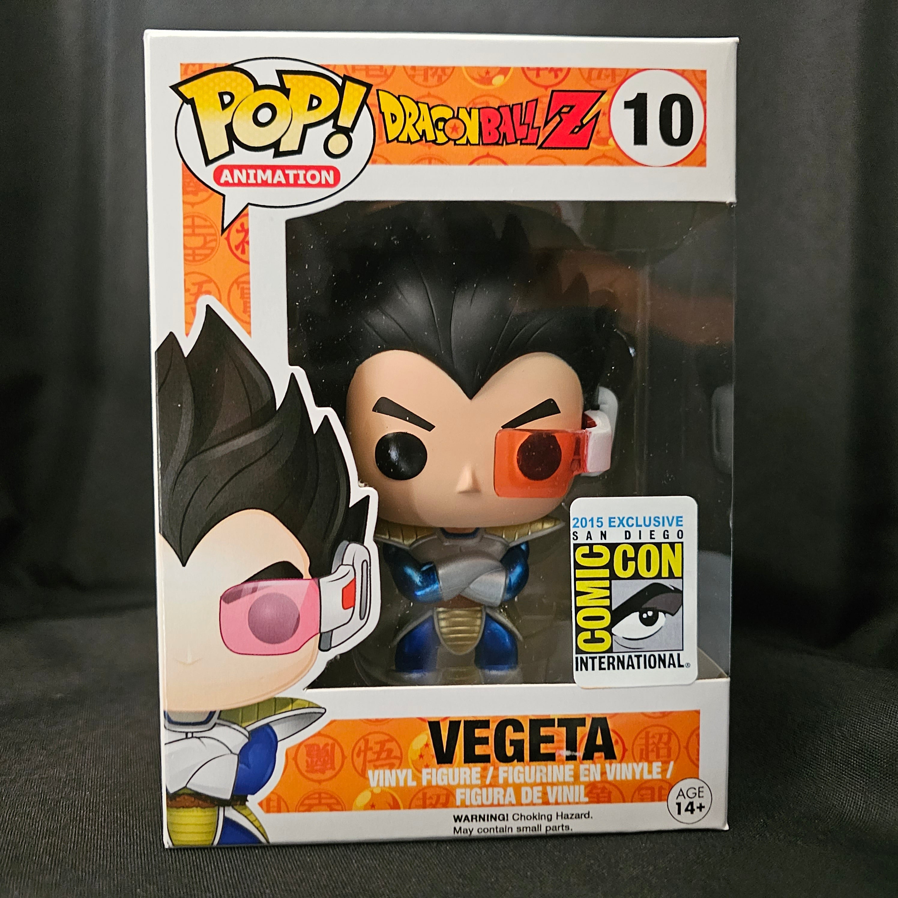 Dragon Ball Z Pop! Vinyl Figure Metallic Vegeta (SDCC  2015 Exclusive) [10] - Fugitive Toys