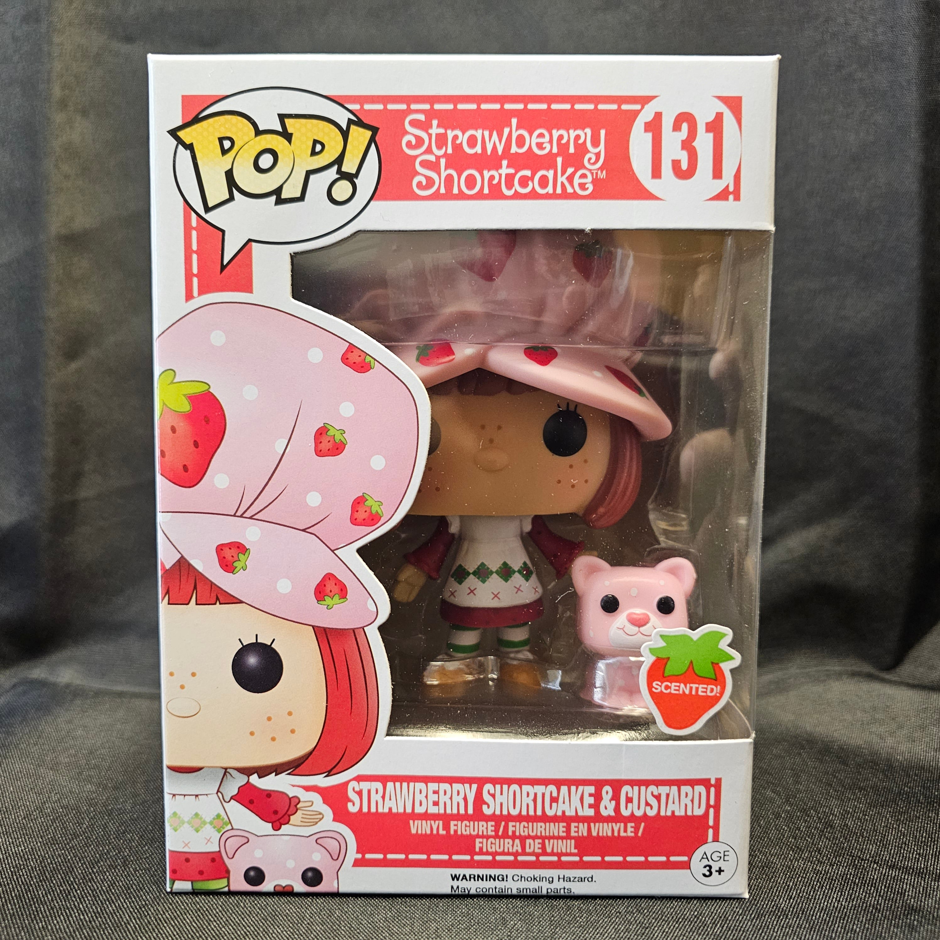 Strawberry Shortcake Pop! Vinyl Figure Strawberry Shortcake & Custard [131] - Fugitive Toys