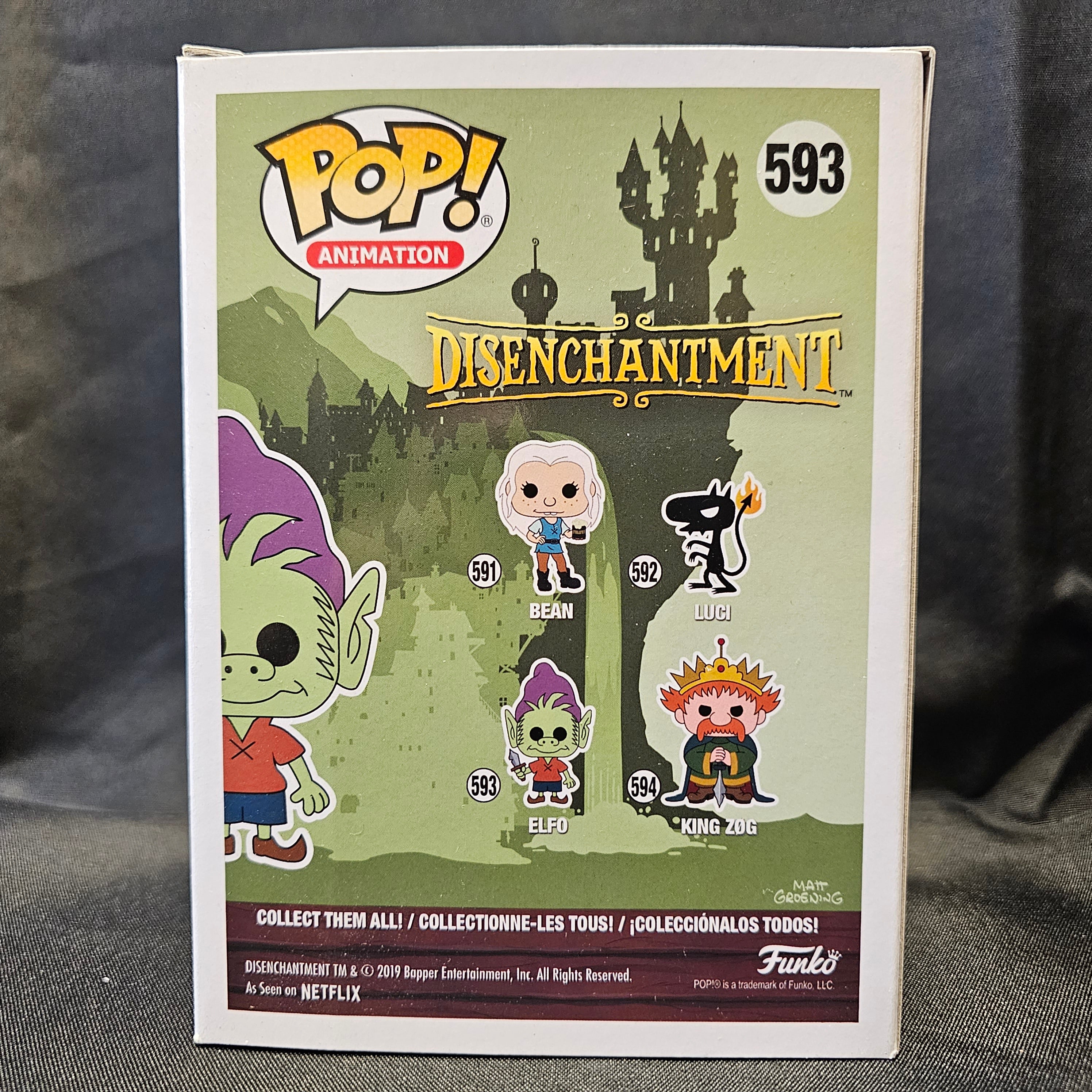 Disenchantment Pop! Vinyl Figure Elfo [593] - Fugitive Toys