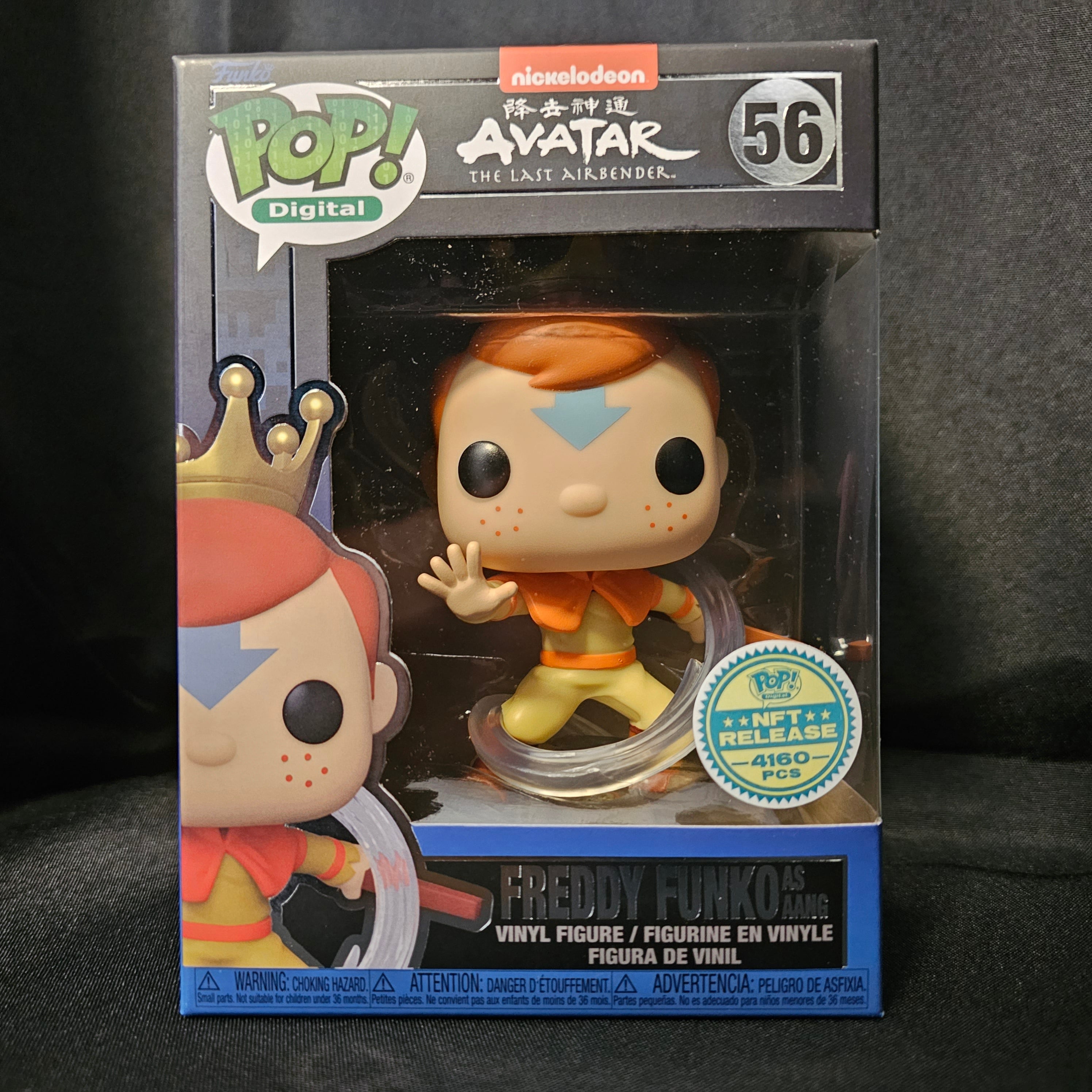 Digital Pop! Vinyl Figure Freddy Funko as Aang [Avatar: The Last Airbender] [56] - Fugitive Toys