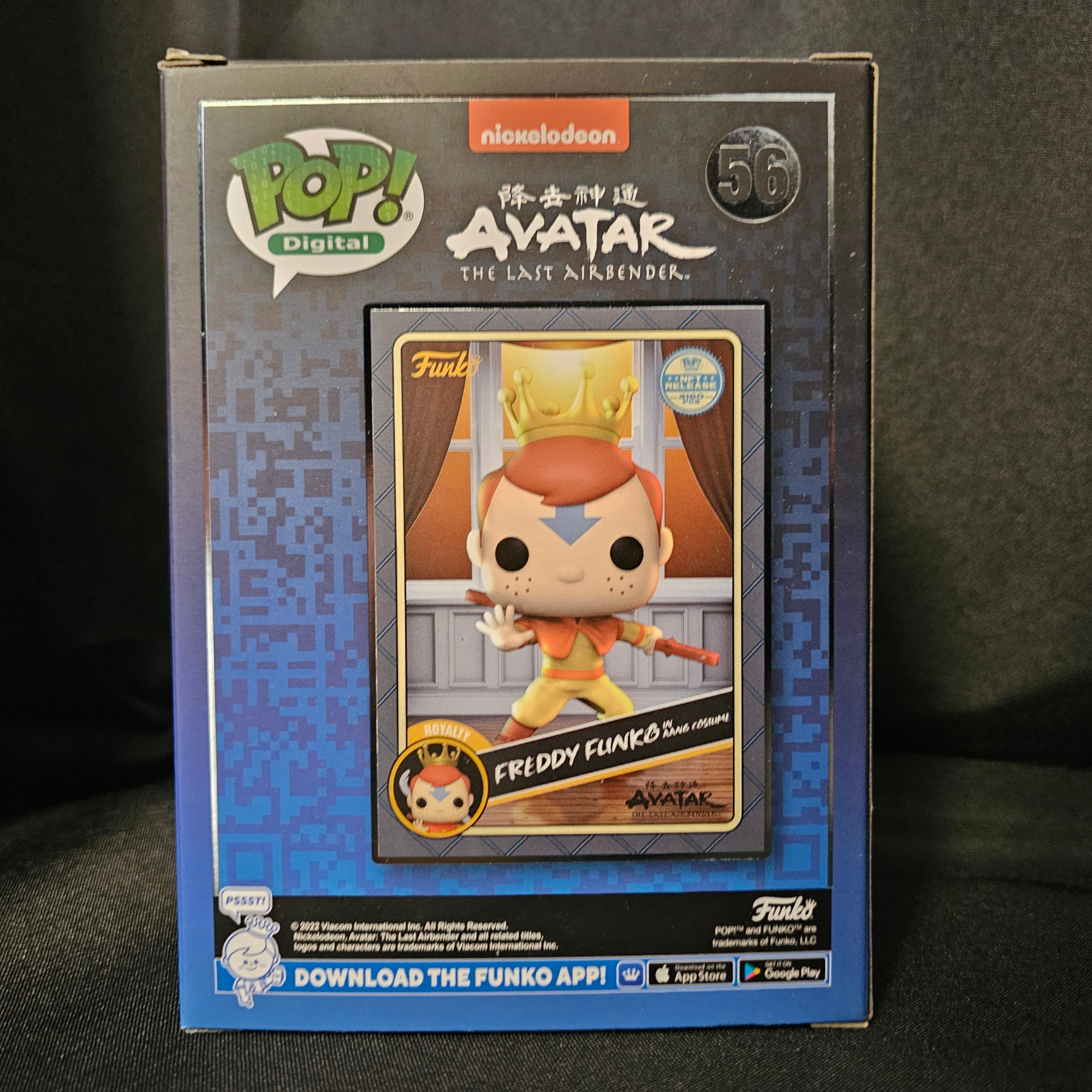 Digital Pop! Vinyl Figure Freddy Funko as Aang [Avatar: The Last Airbender] [56] - Fugitive Toys