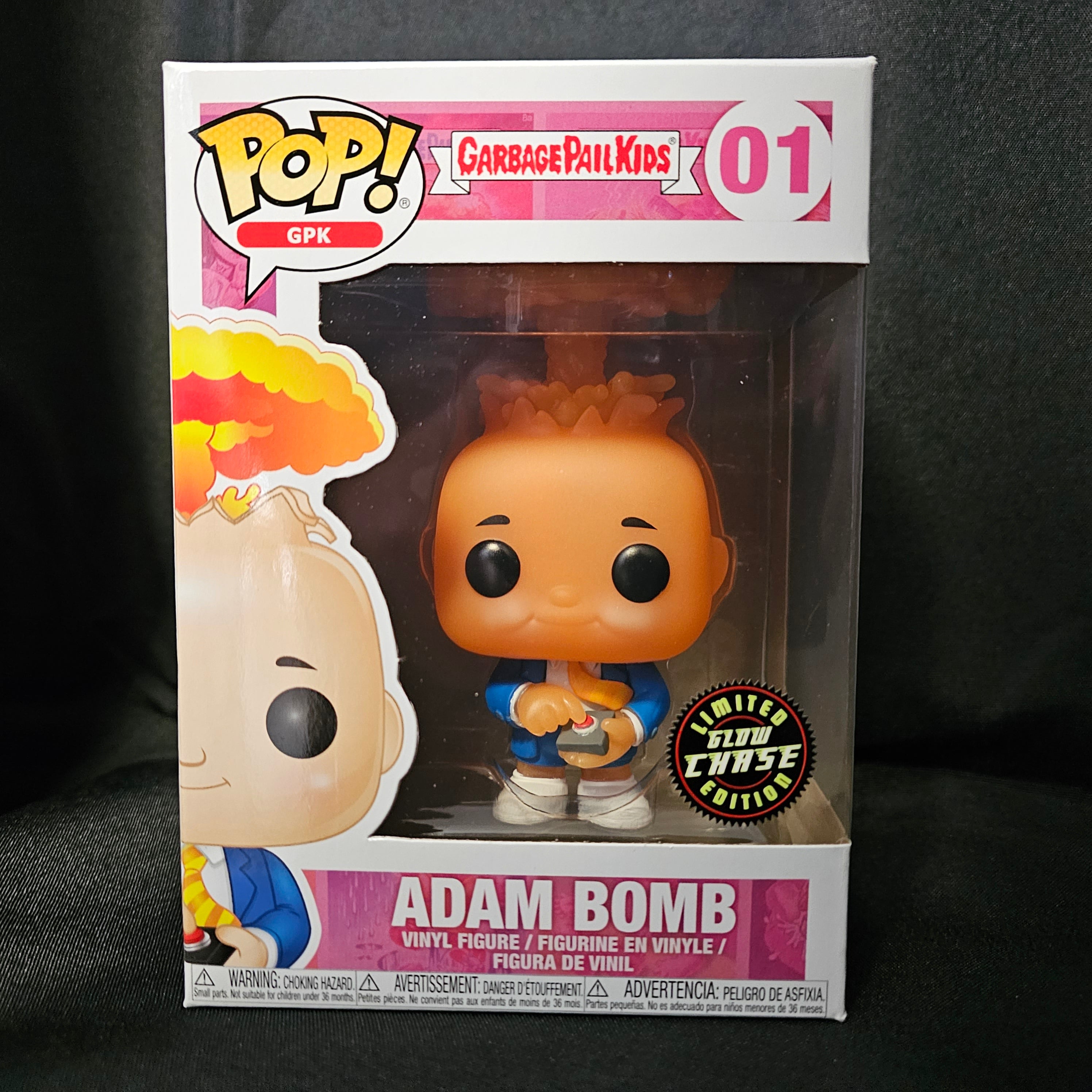 Garbage Pail Kids Pop! Vinyl Figures Adam Bomb [GITD] [Chase] [1] - Fugitive Toys