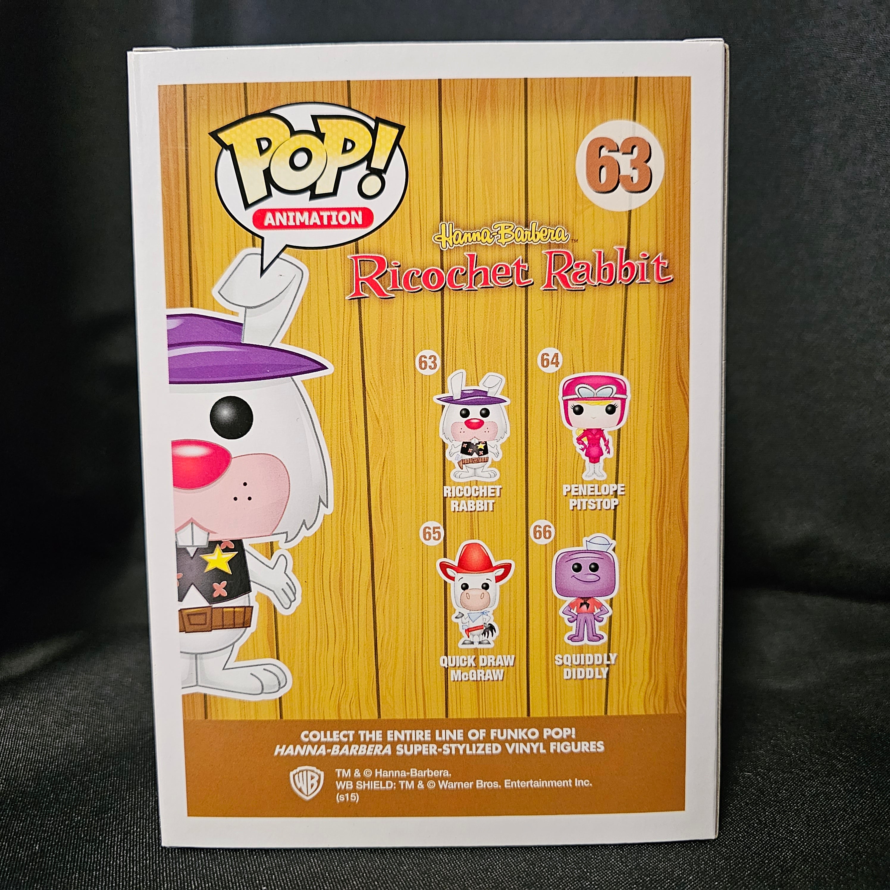 Hanna-Barbera Pop! Vinyl Figure Ricochet Rabbit [Yellow] [NYCC 2015 Exclusive] [63] - Fugitive Toys