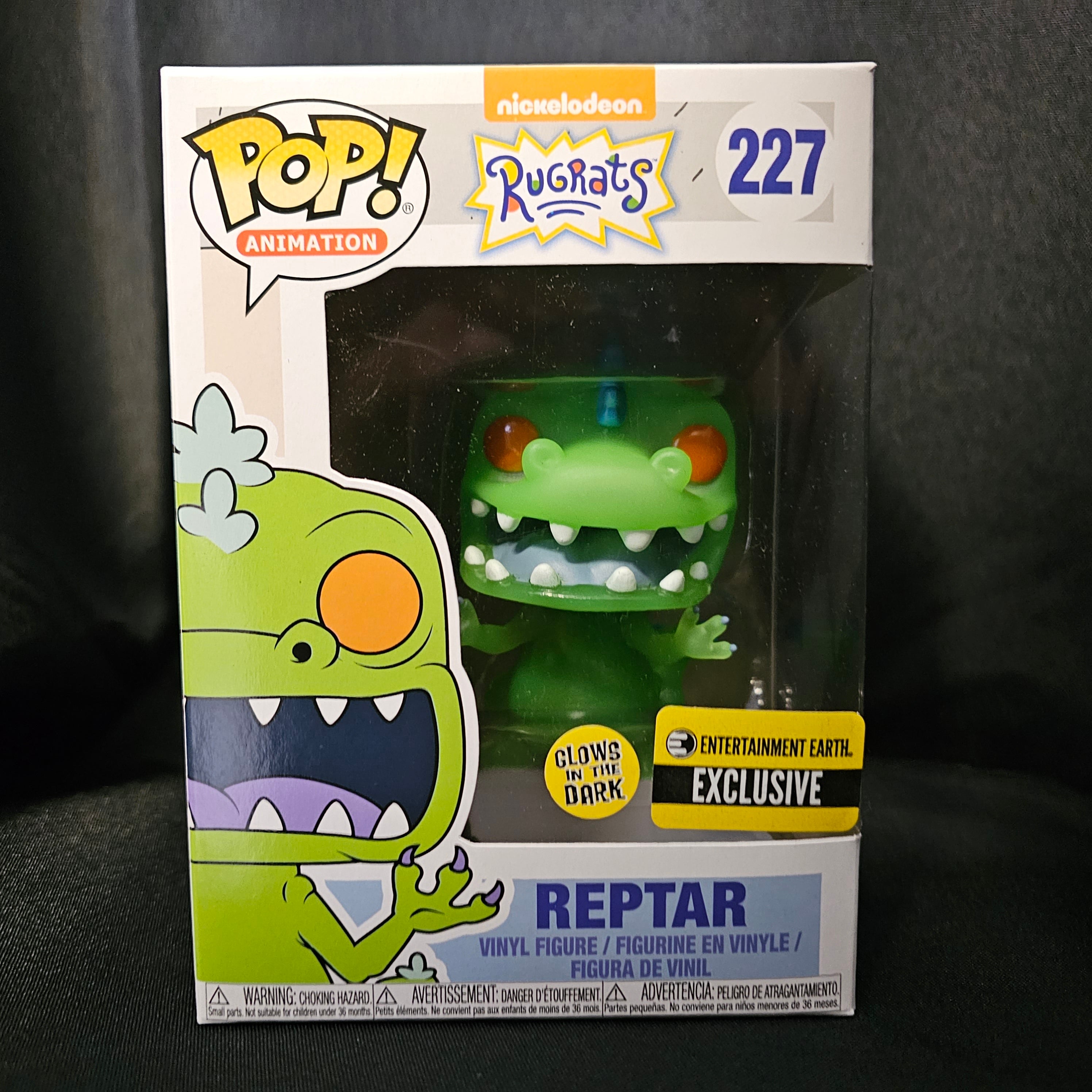 Rugrats Pop! Vinyl Figure Reptar [GITD] [Entertainment Earth] [227] - Fugitive Toys