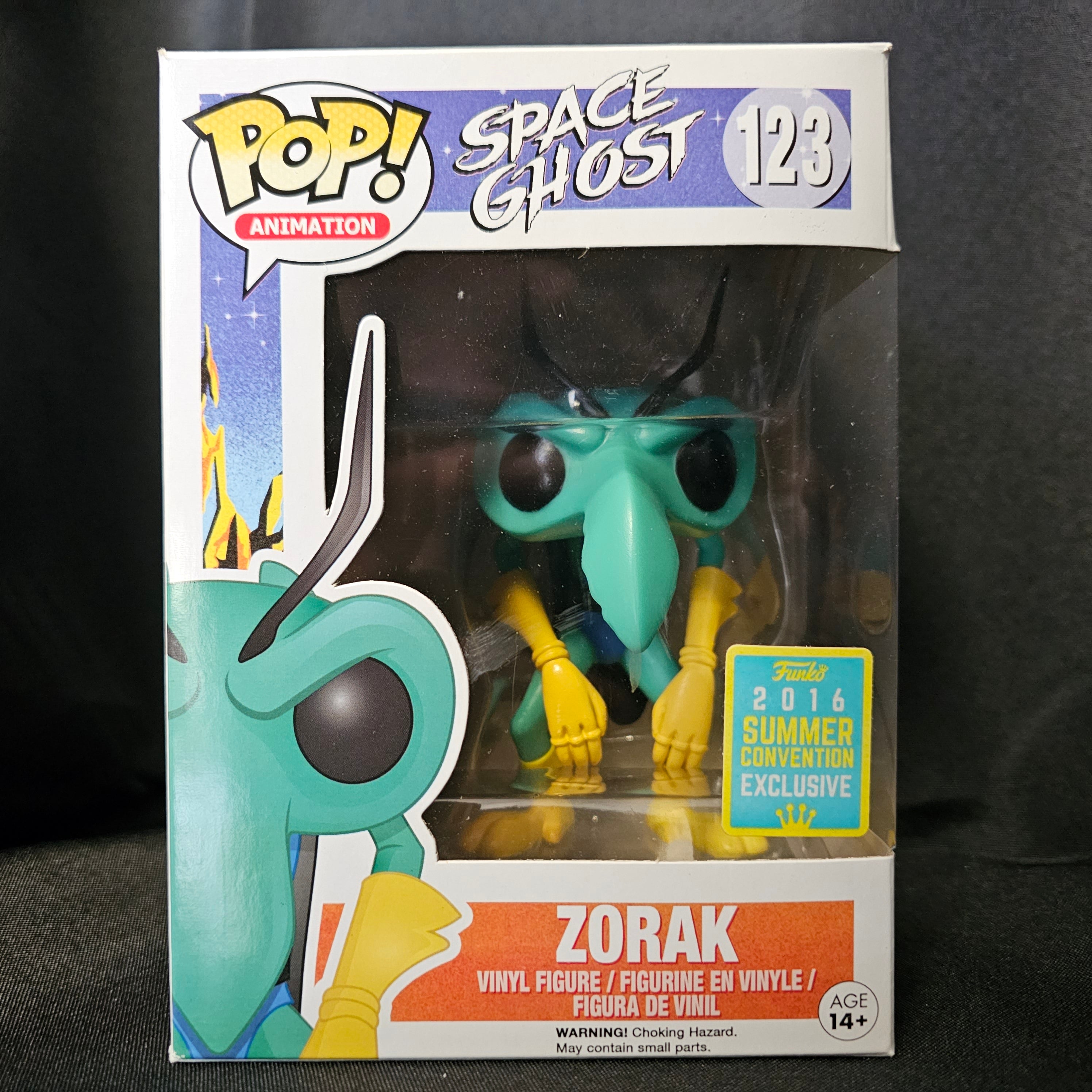 Space Ghost Pop! Vinyl Figure Zorak [Summer Convention 2016 Exclusive] [123] - Fugitive Toys