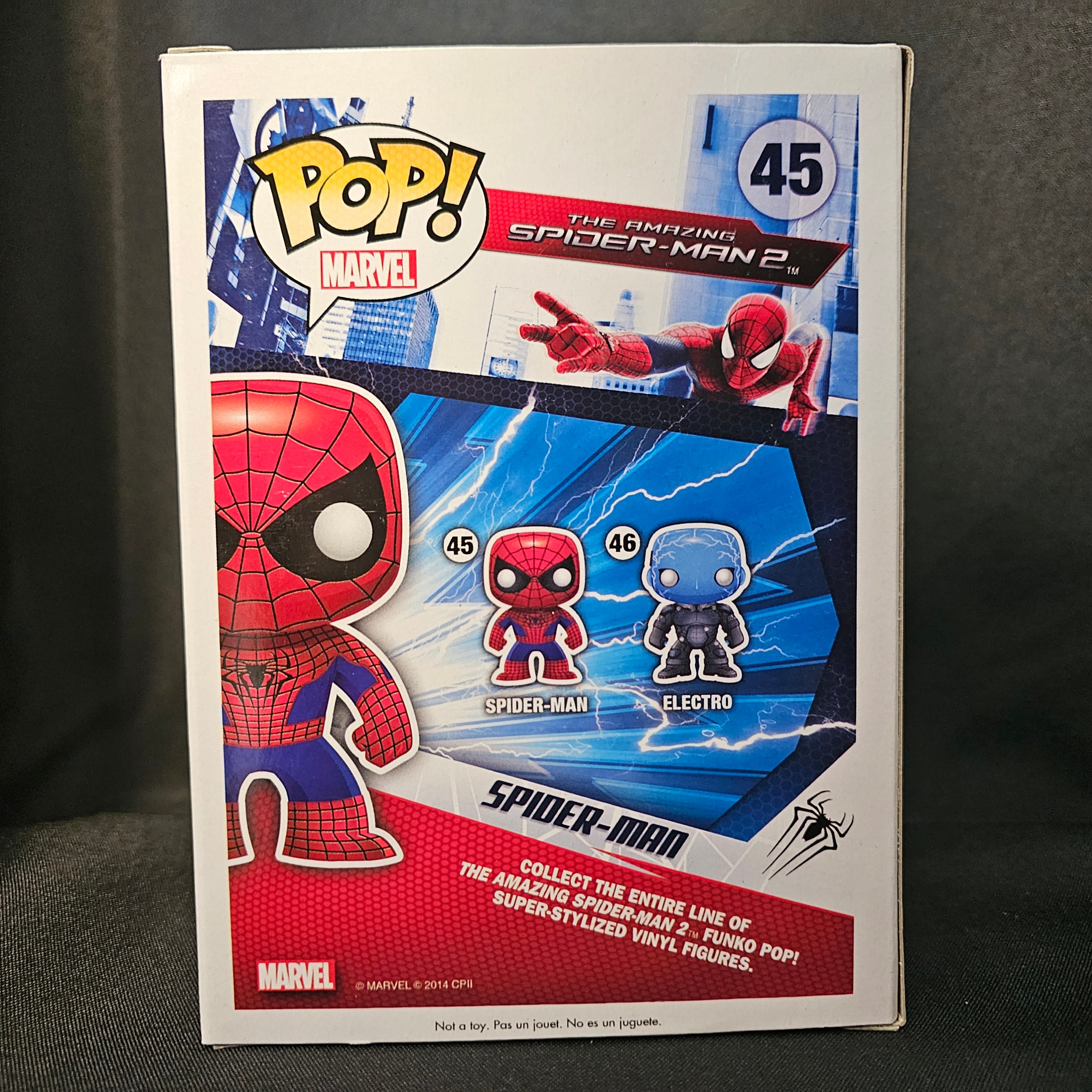 Marvel The Amazing Spider-Man 2 Pop! Vinyl Figure Spider-Man [45] - Fugitive Toys