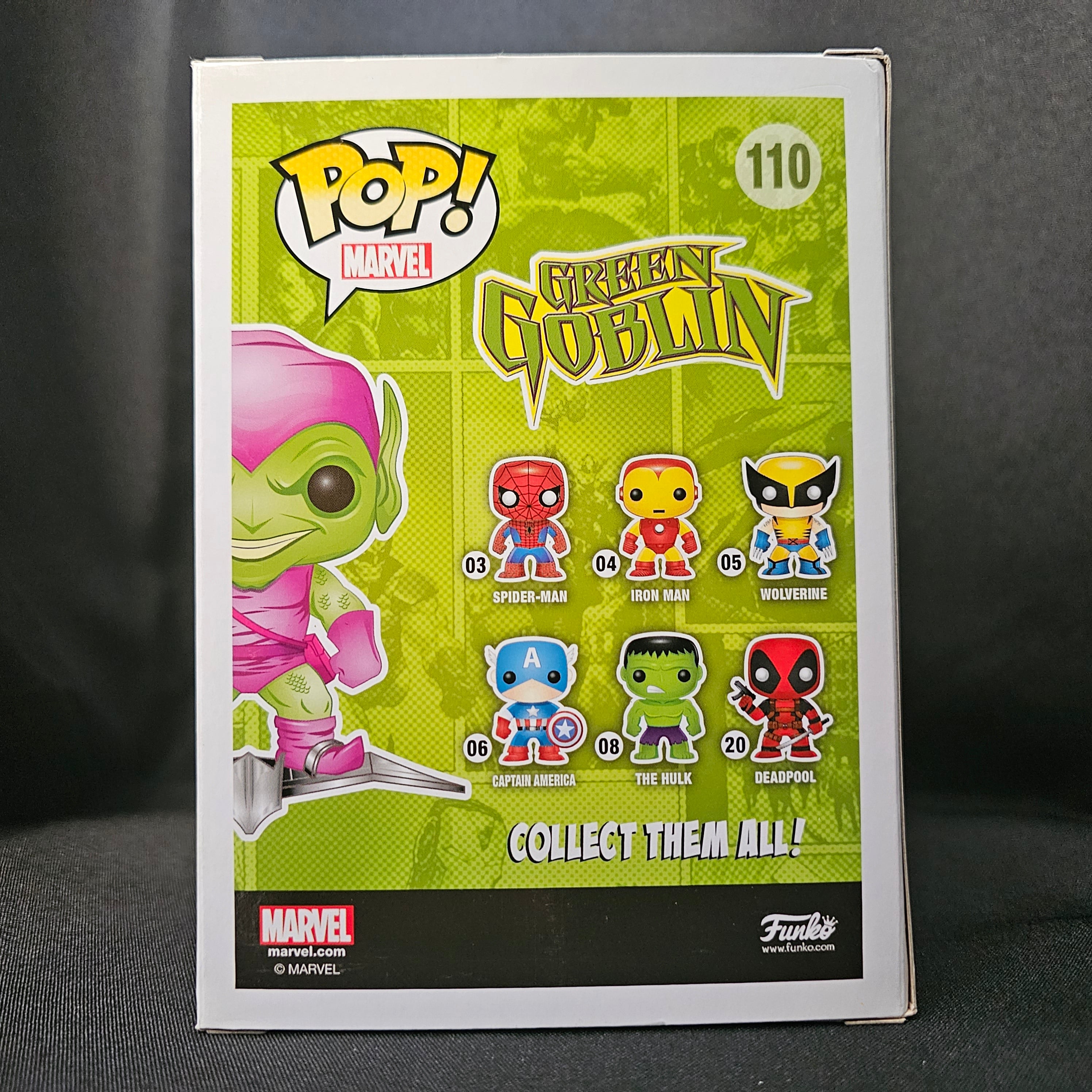 Marvel Pop! Vinyl Figure Green Goblin [Glitter] [SDCC 2016] [110] - Fugitive Toys