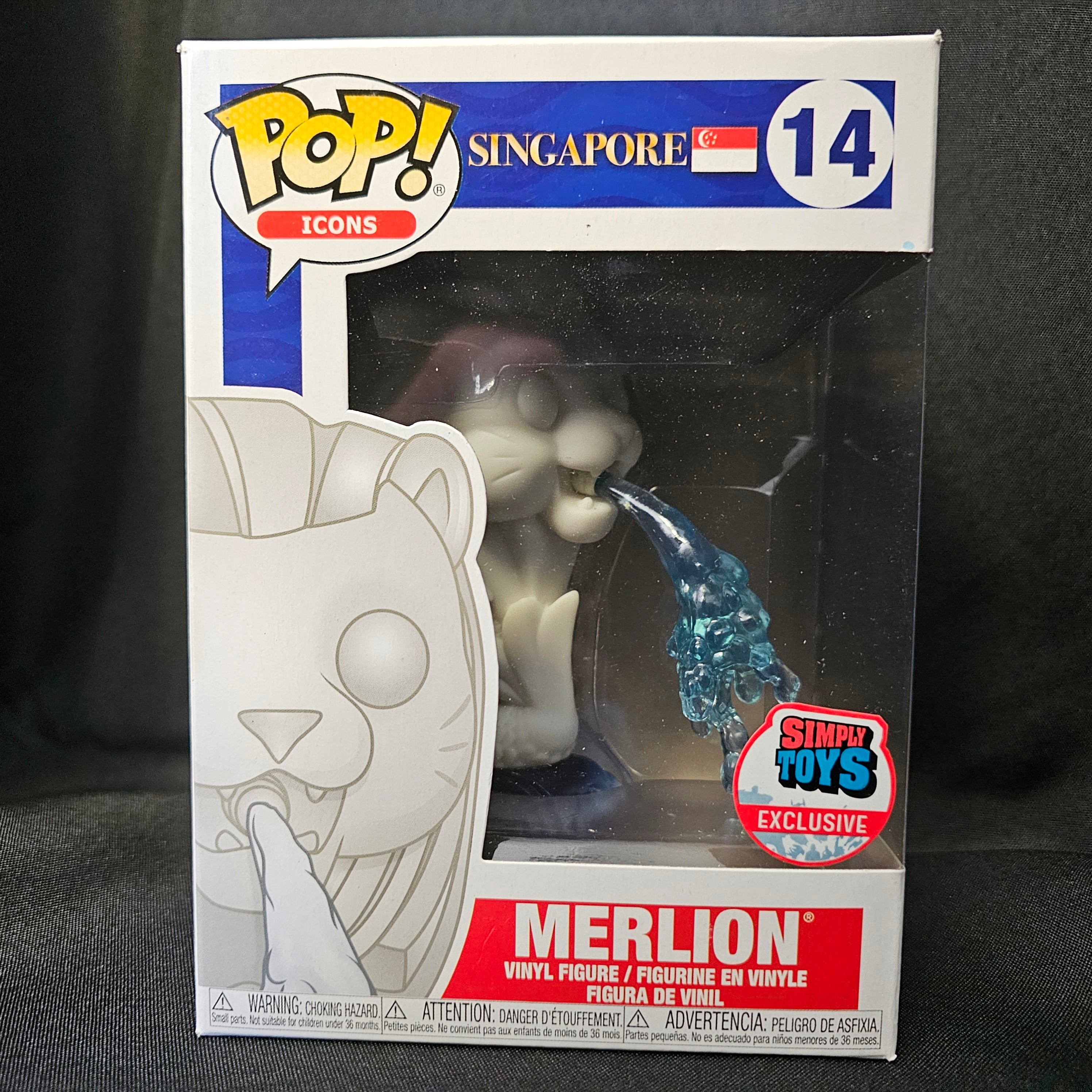 Icons Pop! Vinyl Figure Merlion (Singapore) [Porcelain] [14] - Fugitive Toys