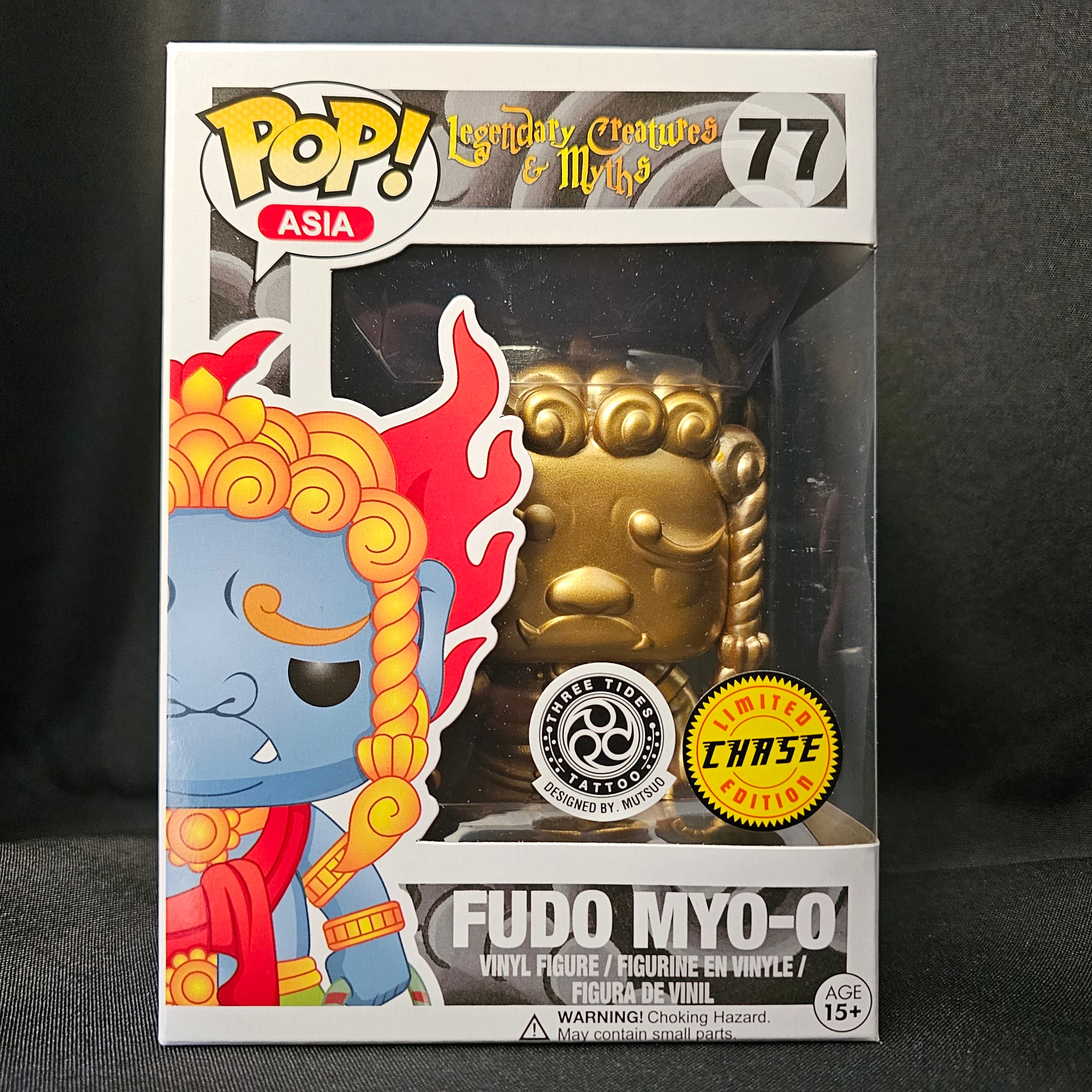 Asia Pop! Vinyl Figure Gold Fudo Myo-O (Chase) [Legendary Creatures and Myths] [77] - Fugitive Toys