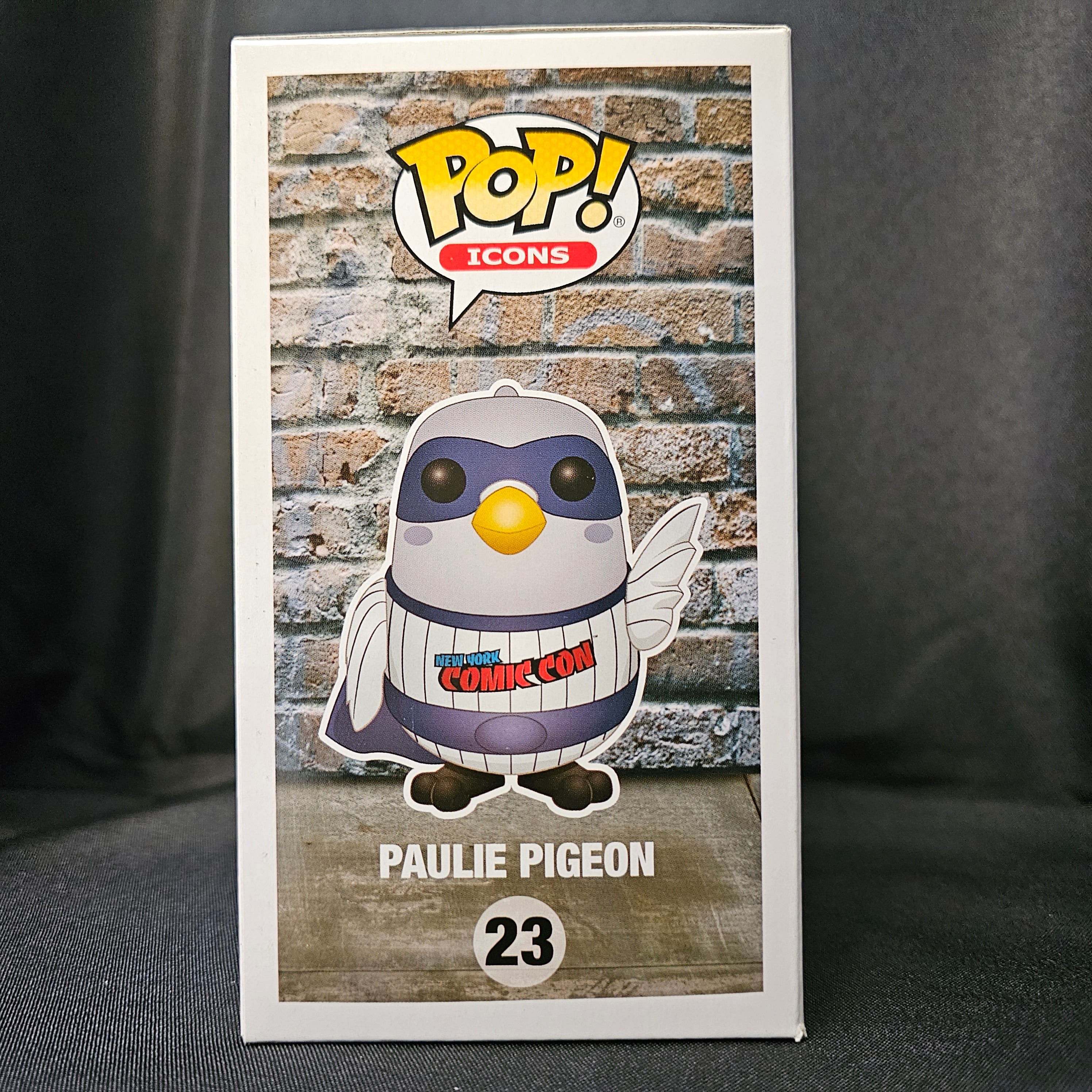 Icons Pop! Vinyl Figure Paulie Pideon [White Pinstripes] [NYCC 2019] [23] - Fugitive Toys