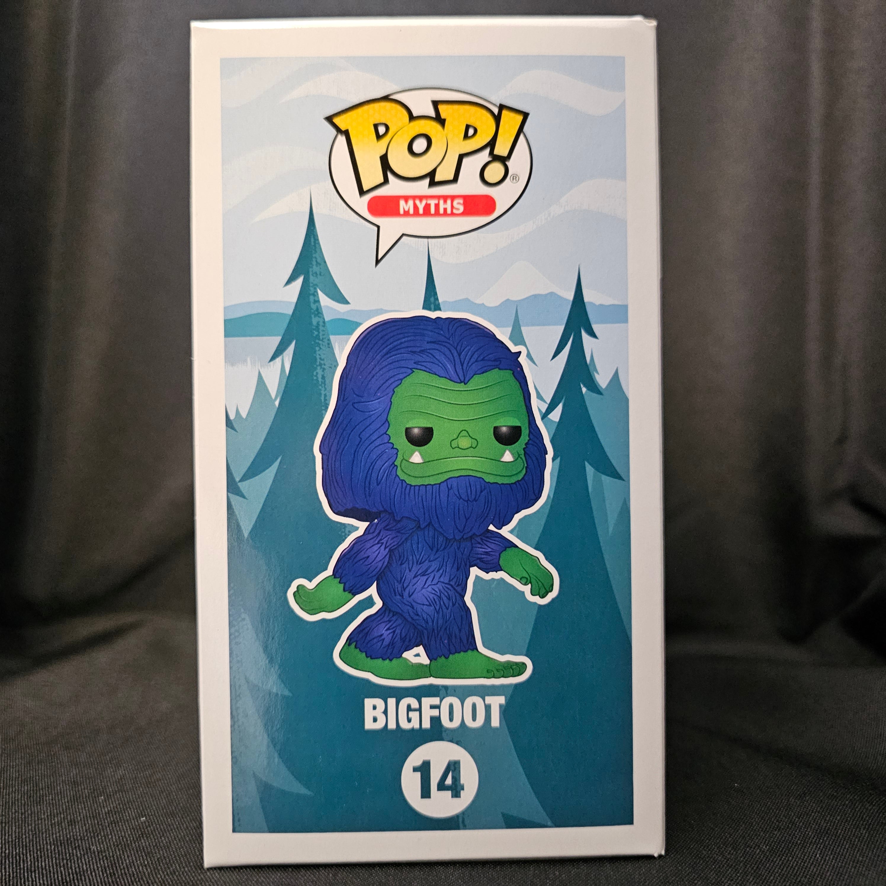 Myths Pop! Vinyl Figure Flocked Bigfoot [Blue] [2018 Spring Convention] [14] - Fugitive Toys