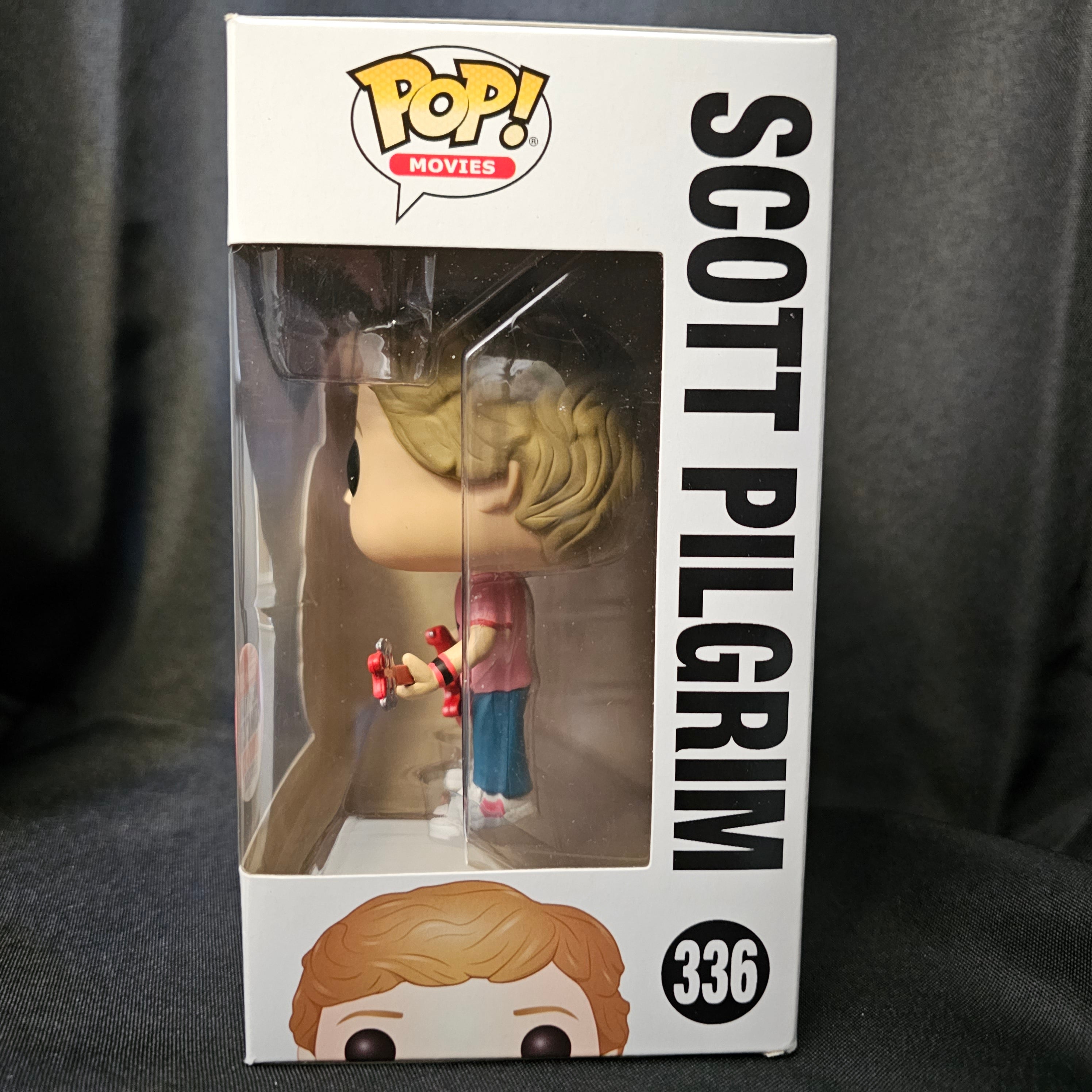 Scott Pilgrim vs. The World Pop! Vinyl Figure Scott Pilgrim with Guitar [Astro Boy Shirt] [NYCC 2016] [336] - Fugitive Toys