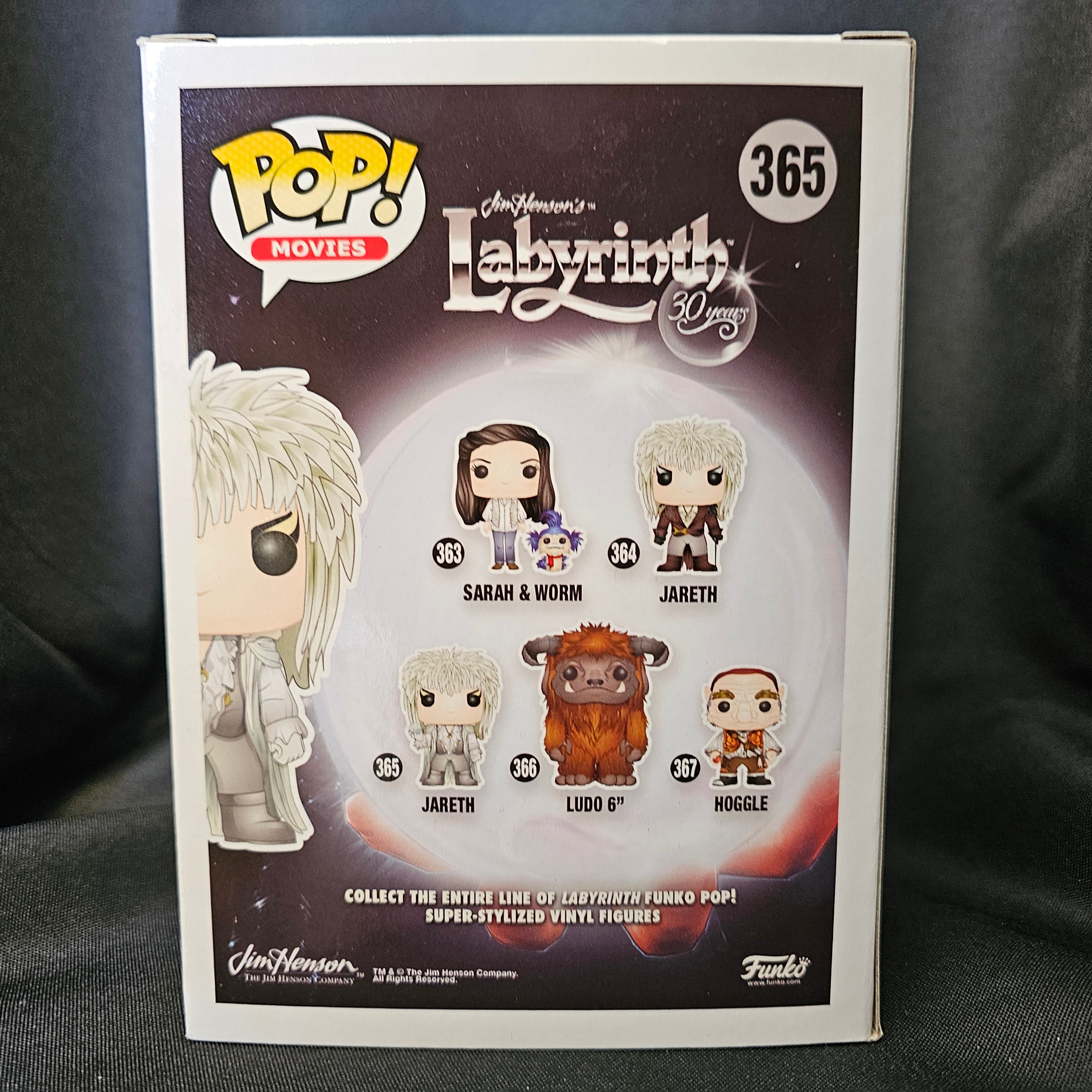 Labyrinth Pop! Vinyl Figures Glitter White Outfit Jareth [SE] [365] - Fugitive Toys