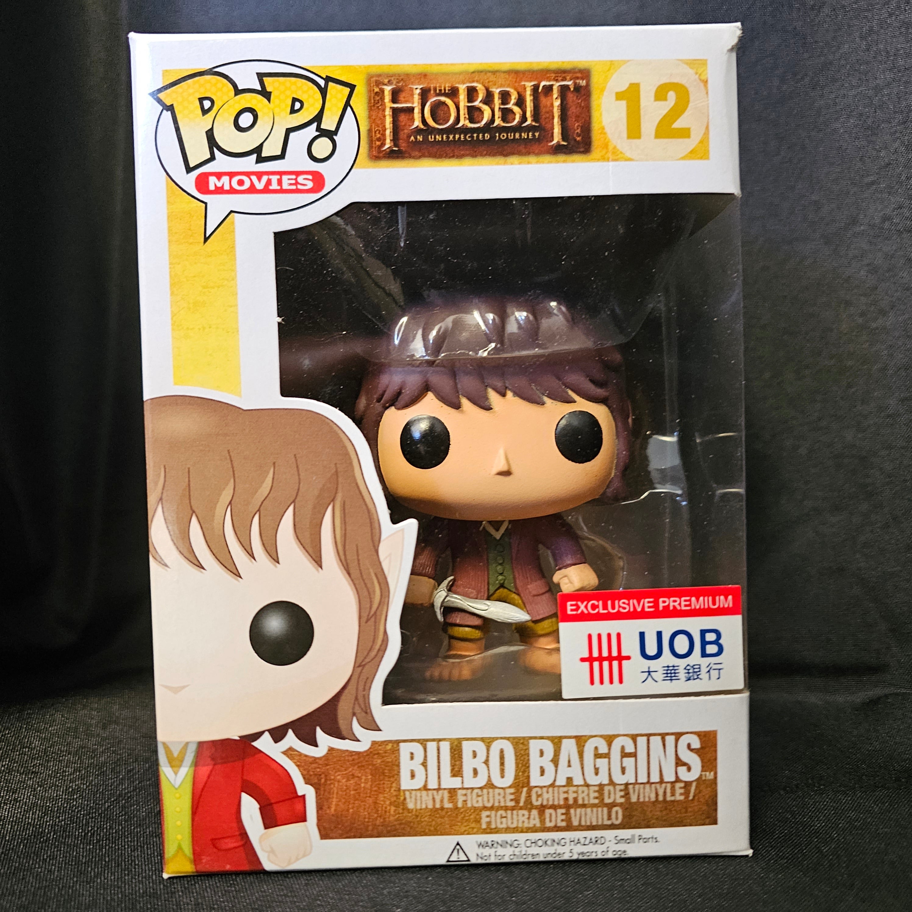 The Hobbit: An Unexpected Journey Pop! Vinyl Figure Bilbo Baggins [UOB Exclusive] [12] - Fugitive Toys