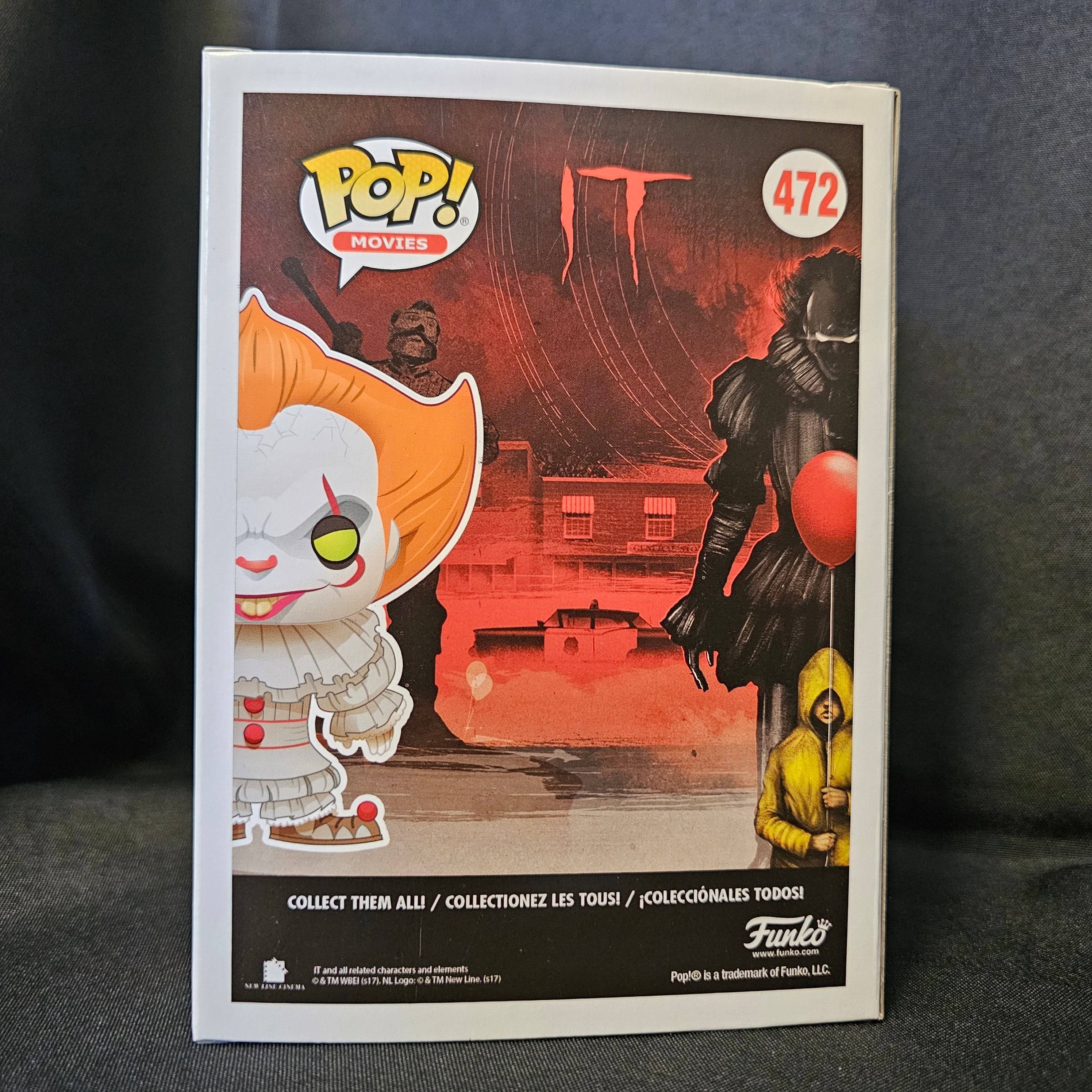 It Pop! Vinyl Figure Pennywise with Boat [Sepia Chase] [472] - Fugitive Toys