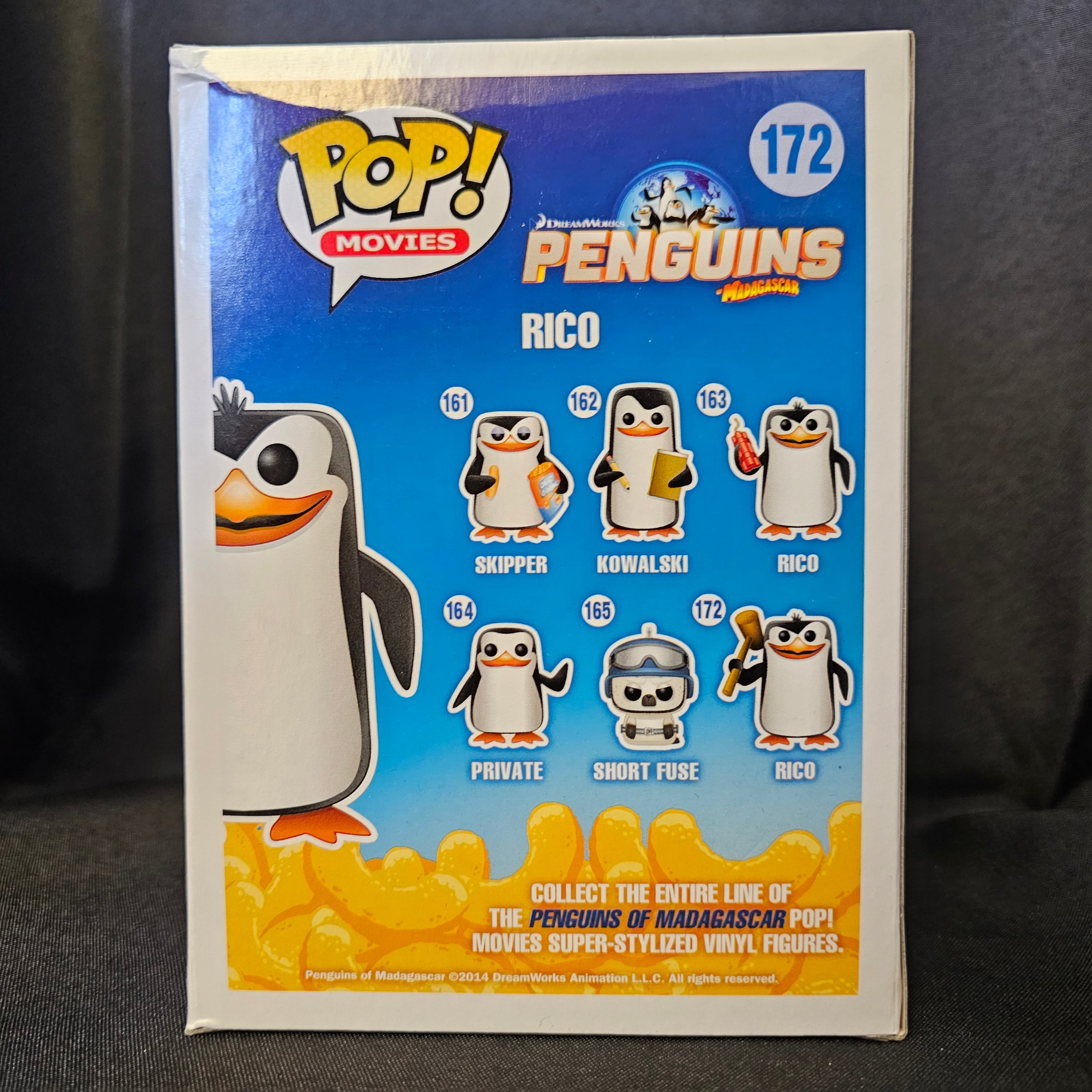 Penguins of Madagascar Pop! Vinyl Figure Rico with Mallet [NYCC 2015] [172] - Fugitive Toys