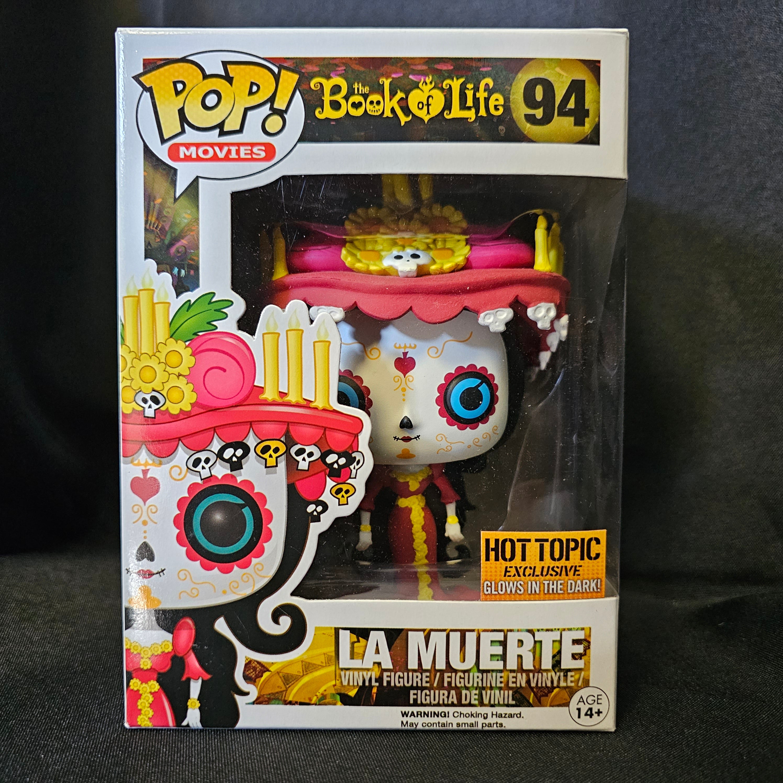 The Book of Life Pop! Vinyl Figure Glow in the Dark La Muerte [94] - Fugitive Toys