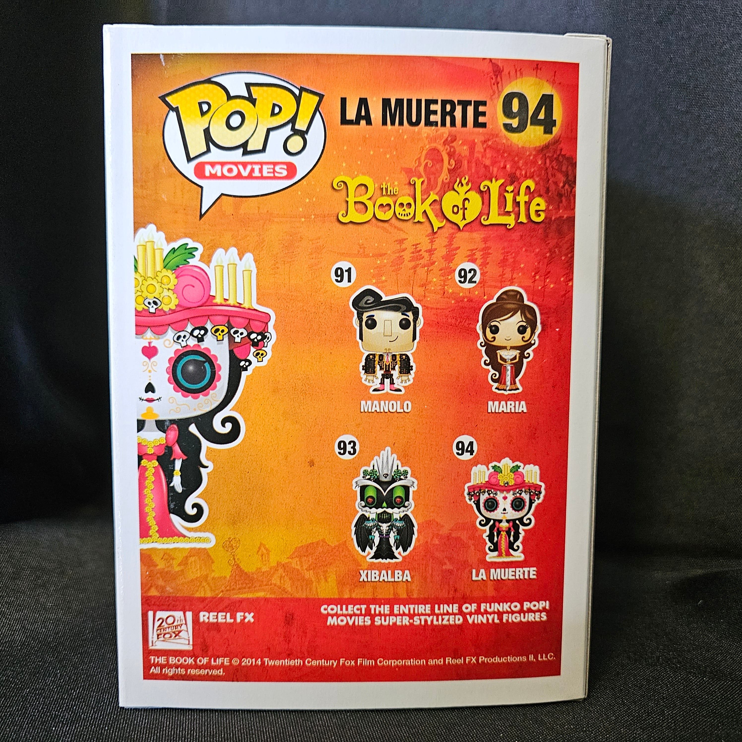 The Book of Life Pop! Vinyl Figure Glow in the Dark La Muerte [94] - Fugitive Toys