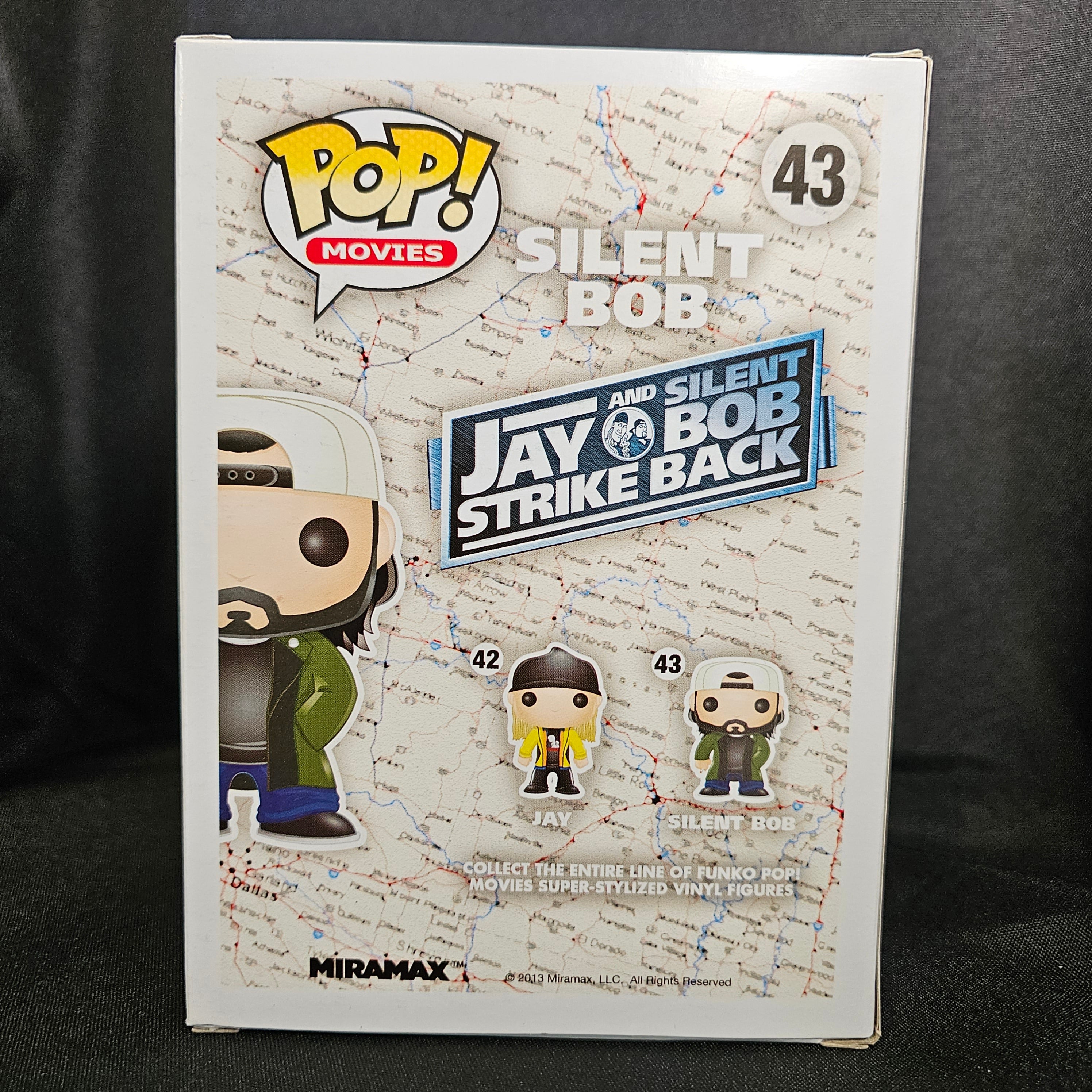 Jay and Silent Bob Pop! Vinyl Figure Silent Bob [43] - Fugitive Toys