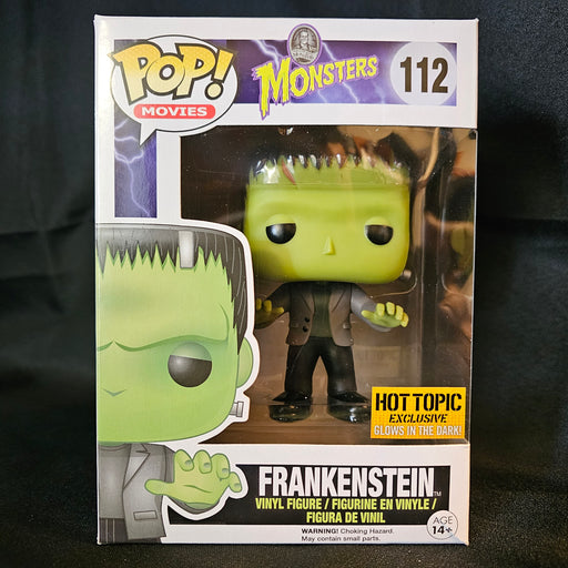 Universal Monsters Pop! Vinyl Figure Glow in the Dark Frankenstein [Exclusive] [112] - Fugitive Toys