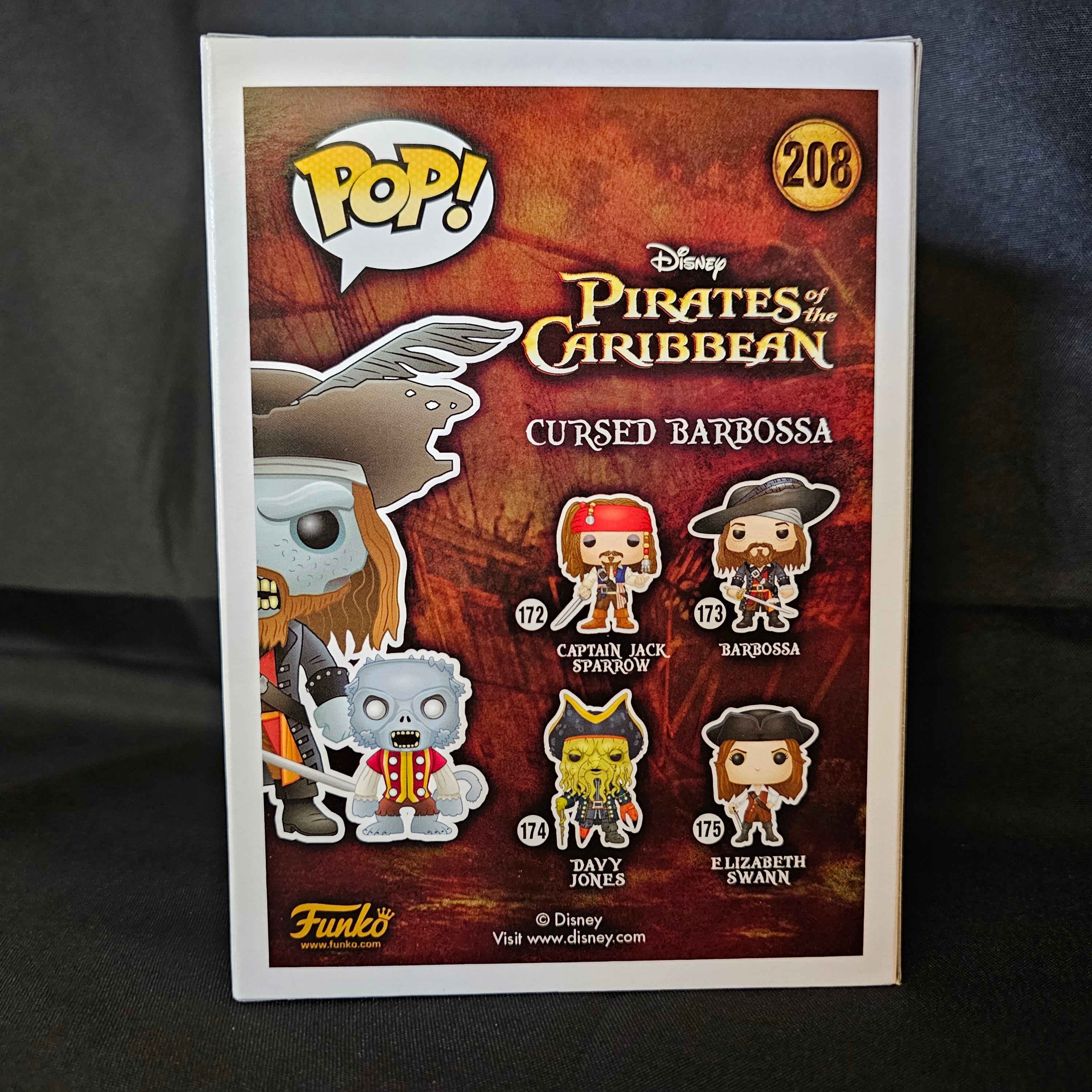 Disney Pop! Vinyl Figure Cursed Barbossa [Pirates of the Caribbean] (2016 Summer Convention) [208] - Fugitive Toys