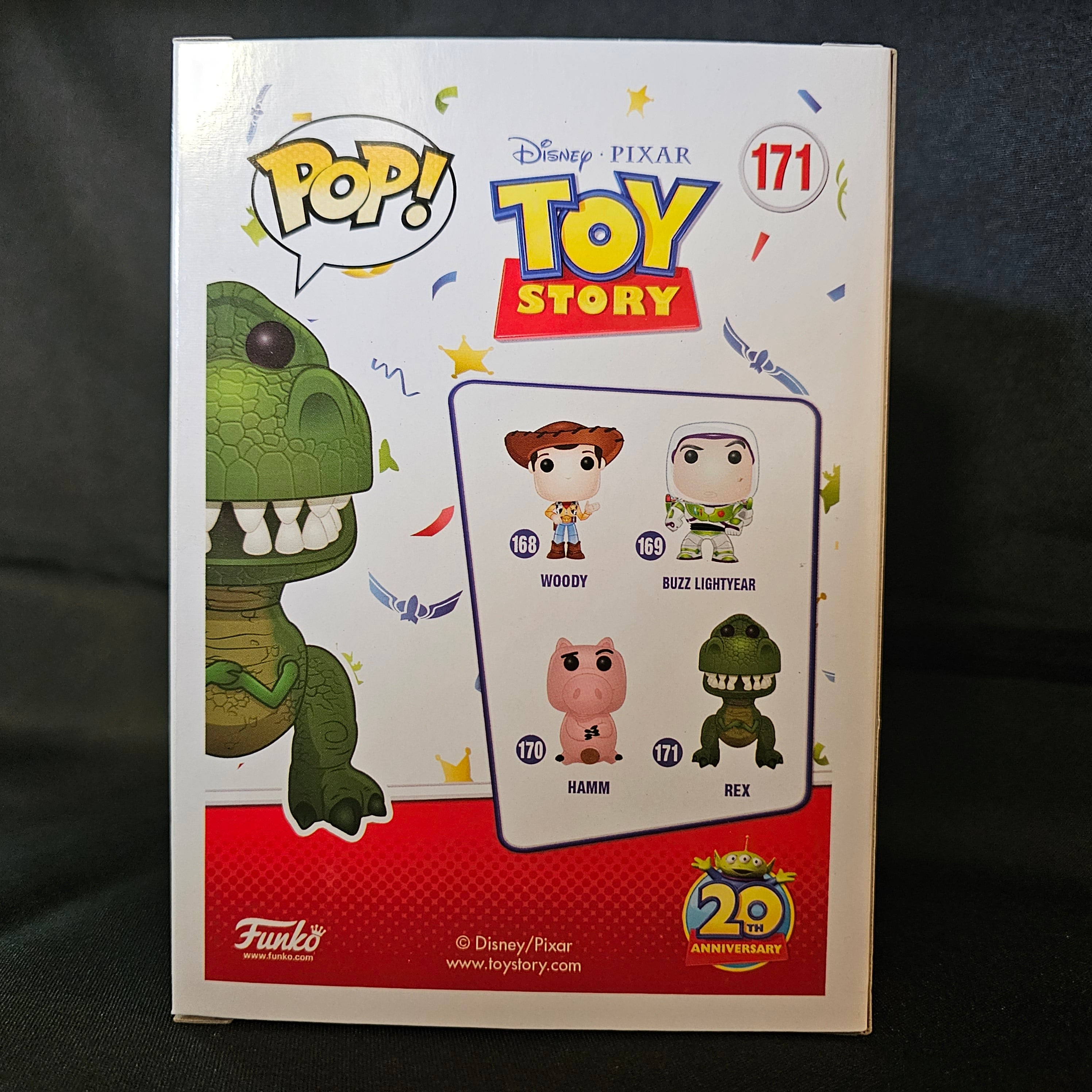 Disney Pop! Vinyl Figure 20th Anniversary Rex [Toy Story] [171] - Fugitive Toys