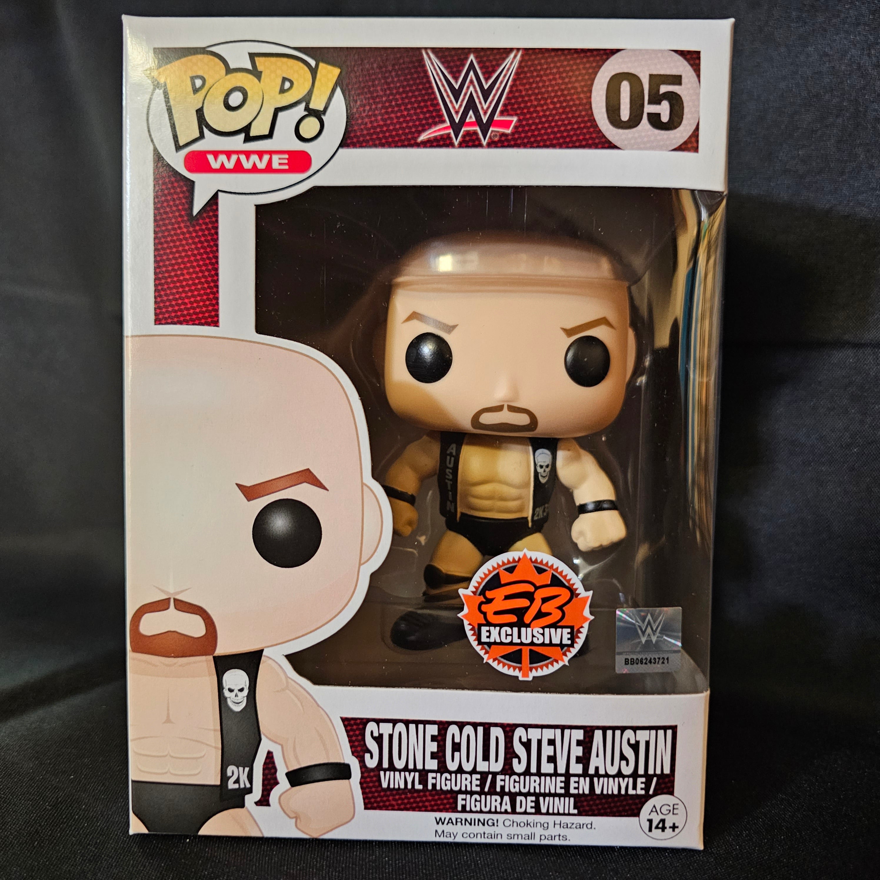 WWE Pop! Vinyl Figure Stone Cold Steve Austin [2K 3:16 Vest] [EB Exclusive] [05] - Fugitive Toys