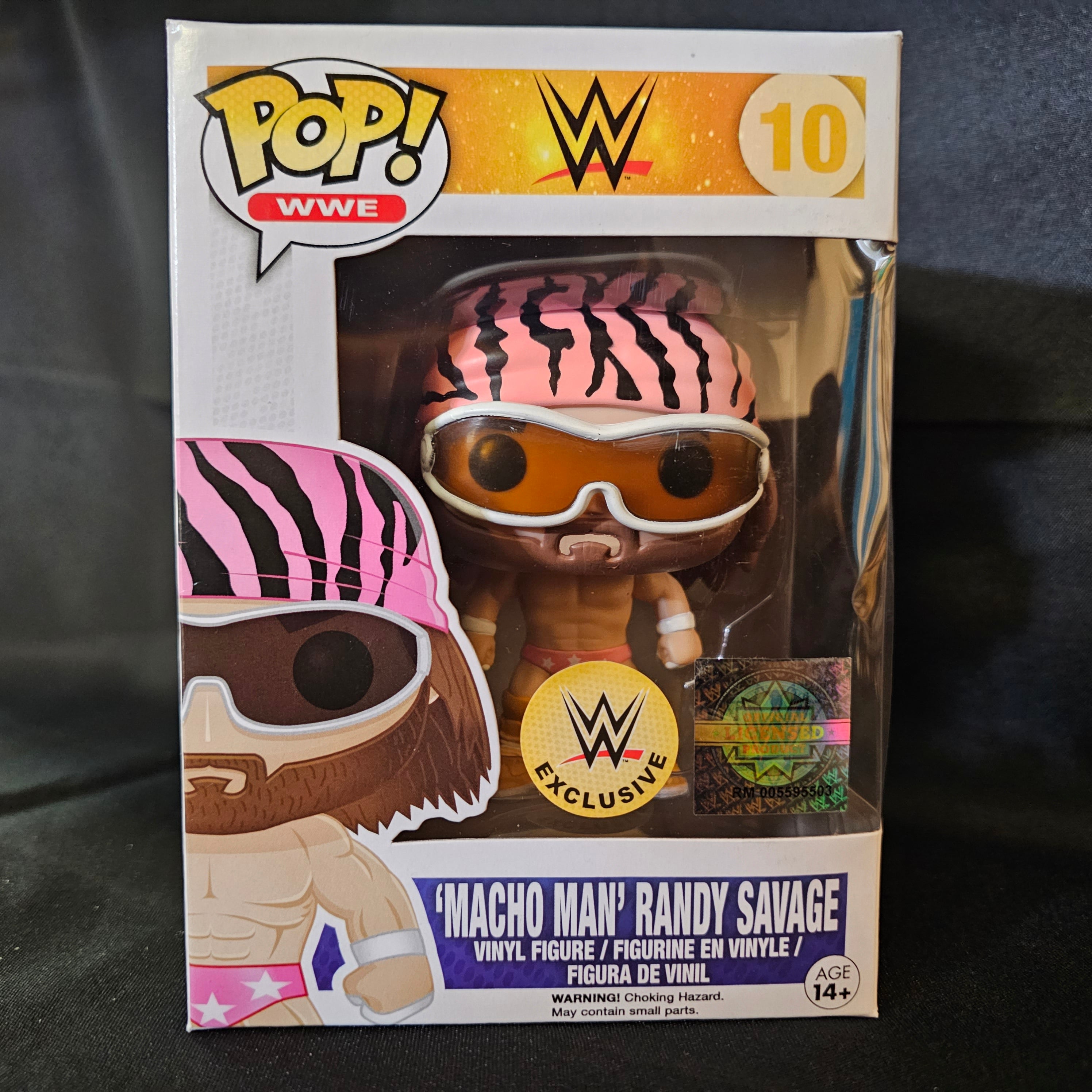 WWE Pop! Vinyl Figure Macho Man Randy Savage [Pink Outfit] [10] - Fugitive Toys