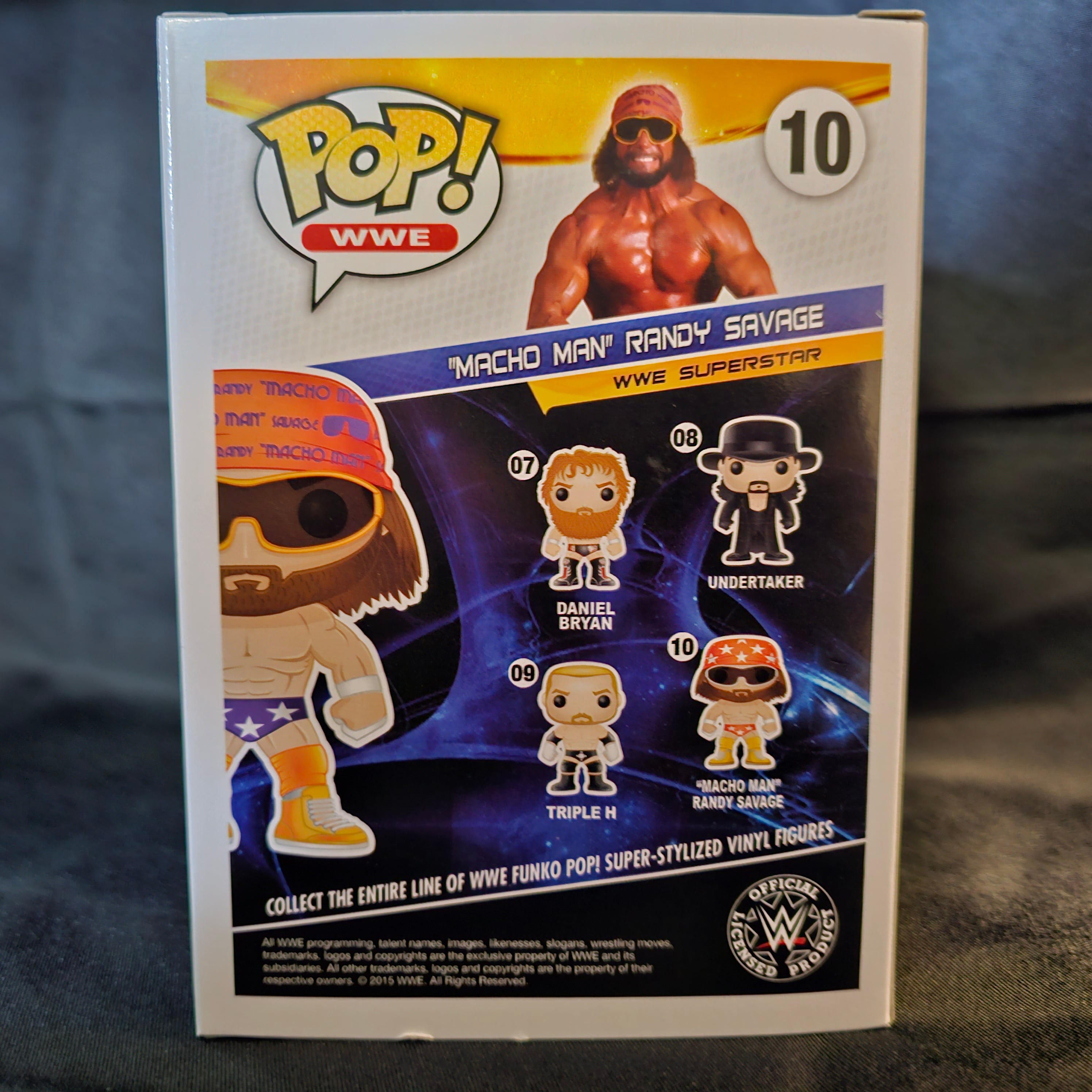 WWE Pop! Vinyl Figure Macho Man Randy Savage (Purple Trunks) [10] - Fugitive Toys