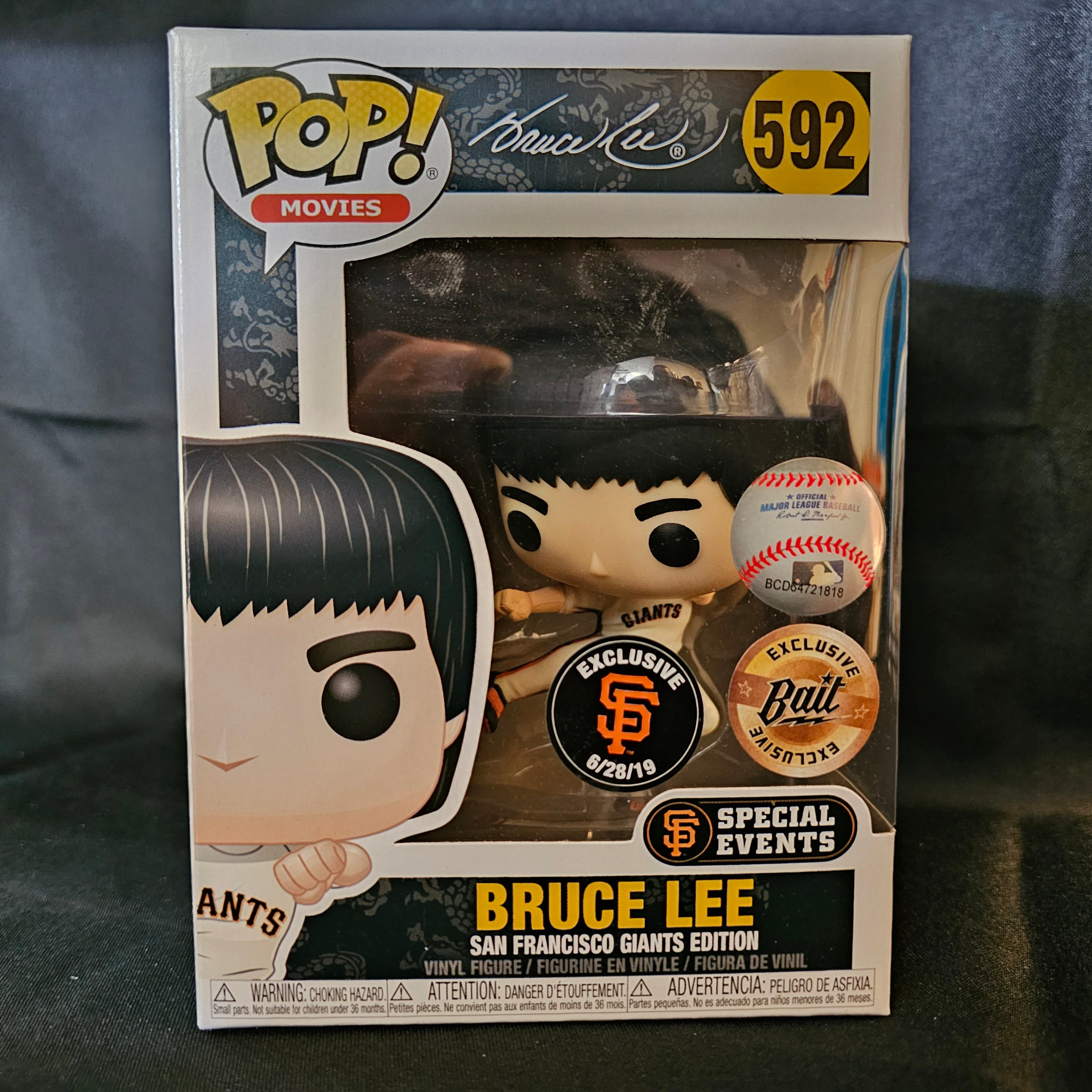 Bruce Lee Pop! Vinyl Figure Bruce Lee (Flying Man) (SF Giants) [592] - Fugitive Toys