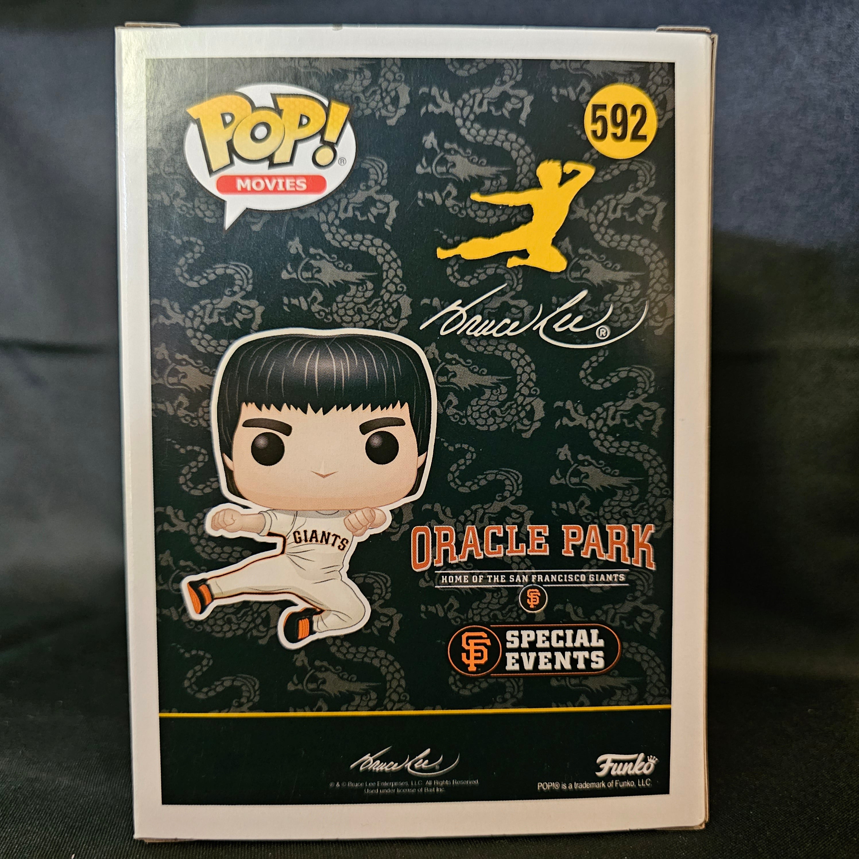 Bruce Lee Pop! Vinyl Figure Bruce Lee (Flying Man) (SF Giants) [592] - Fugitive Toys