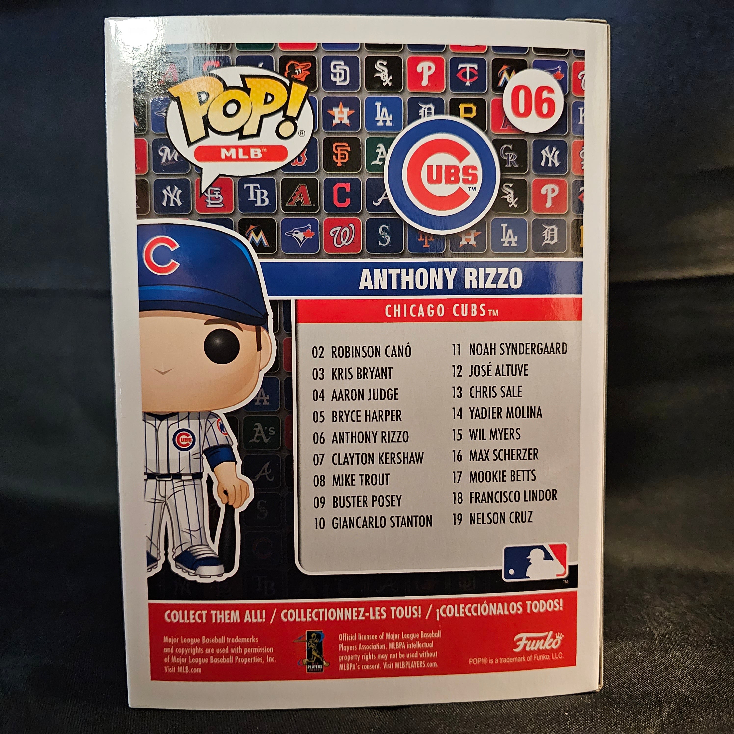 MLB Pop! Vinyl Figure Anthony Rizzo [Chicago Cubs] [06] - Fugitive Toys