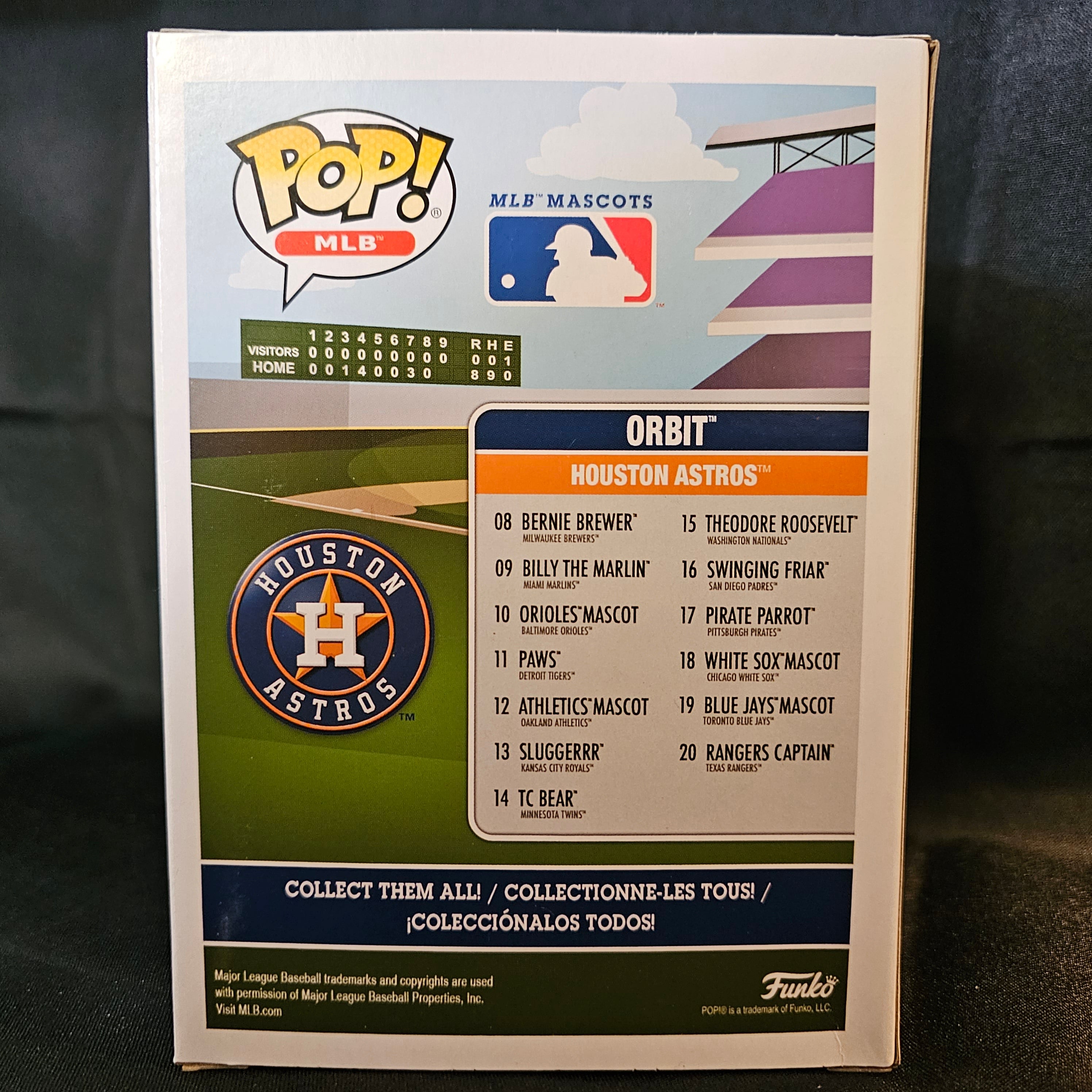 MLB Mascots Pop! Vinyl Figure Orbit (Orange) [Houston Astros] [04] - Fugitive Toys